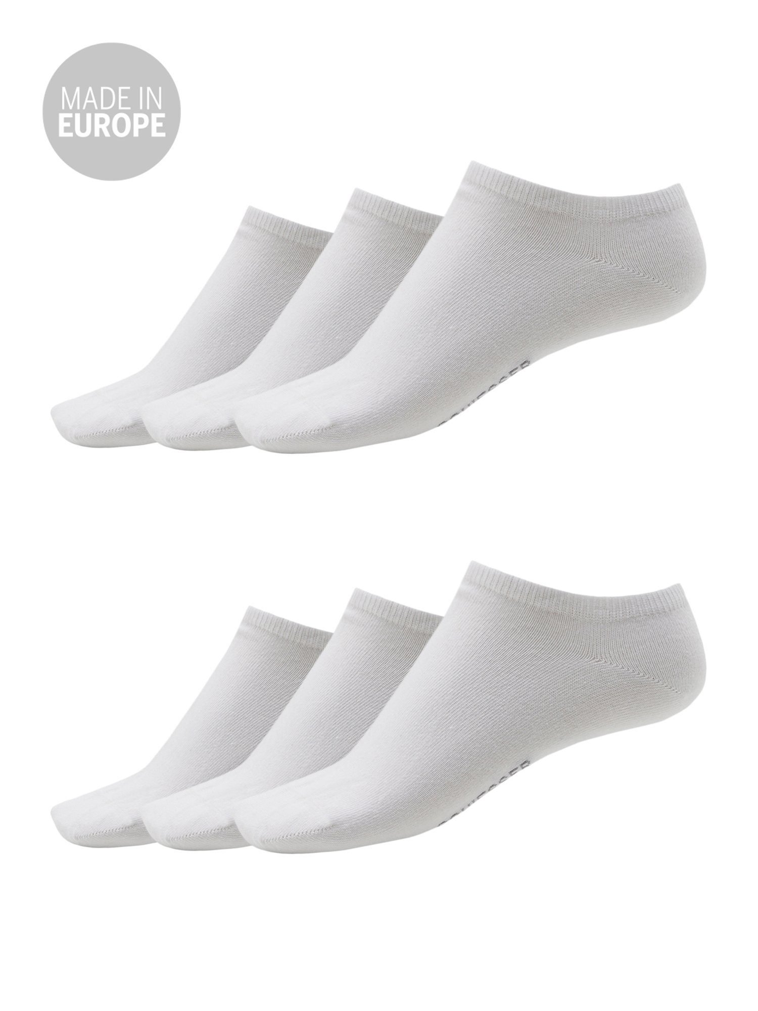 Schiesser Sneakersocken 6er-Pack Damensneaker (6-Paar) white
