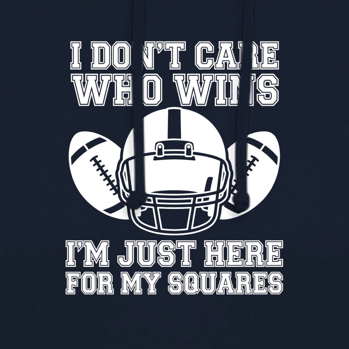 Spreadshirt Hoodie American Football Squares Spieltag Unisex Hoodie (1-tlg)