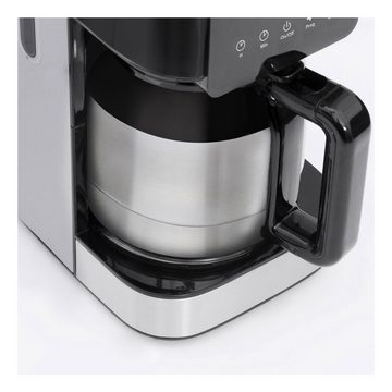 Caso Filterkaffeemaschine Taste&Style Duo Thermo, 1,2 Liter Wassertank, Permanentfilter, Moderne Design