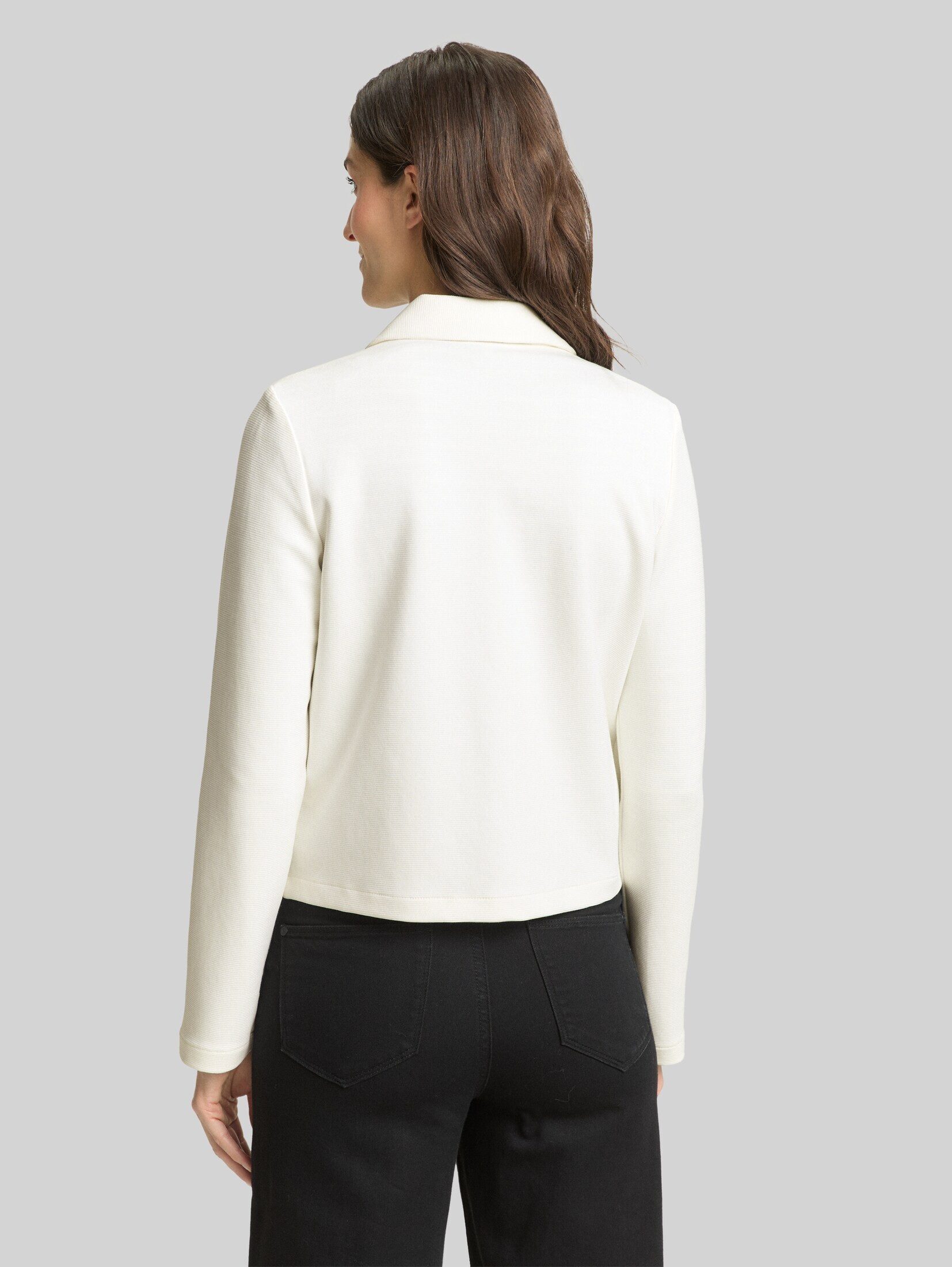 TOM TAILOR Jackenblazer Blazer Regular Fit Jacke mit Reißverschluss