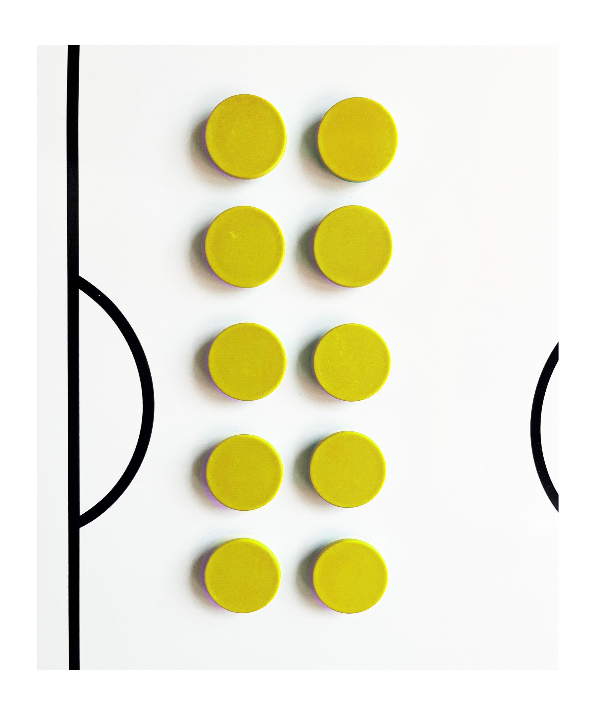 Trainingshilfe Cawila PRO Rundmagnet, 10er Set, 30mm