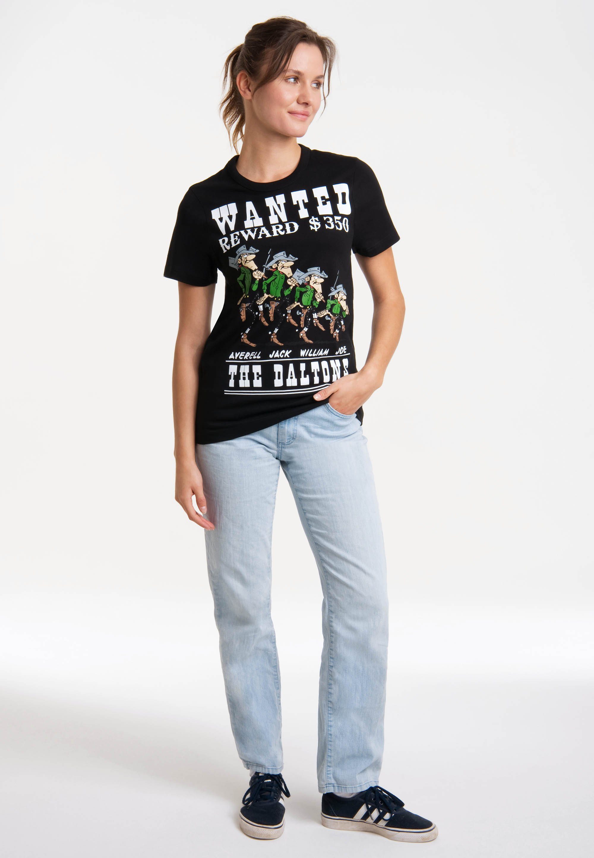 LOGOSHIRT T-Shirt Lucky Luke - The Daltons mit lizenziertem Print | T-Shirts