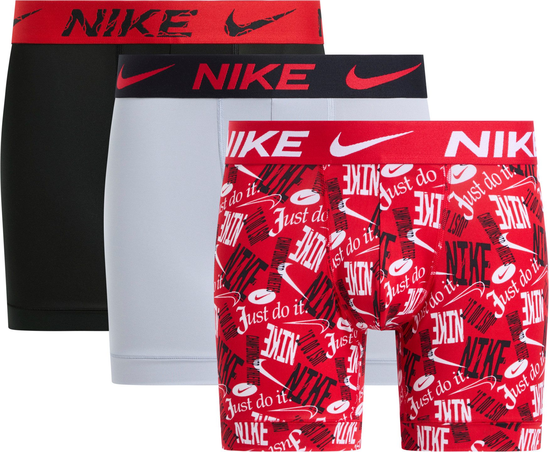 Nike Underwear Boxer BOXER BRIEF 3PK (Packung, 3-St., 3er) mit Logo-Elastik günstig online kaufen