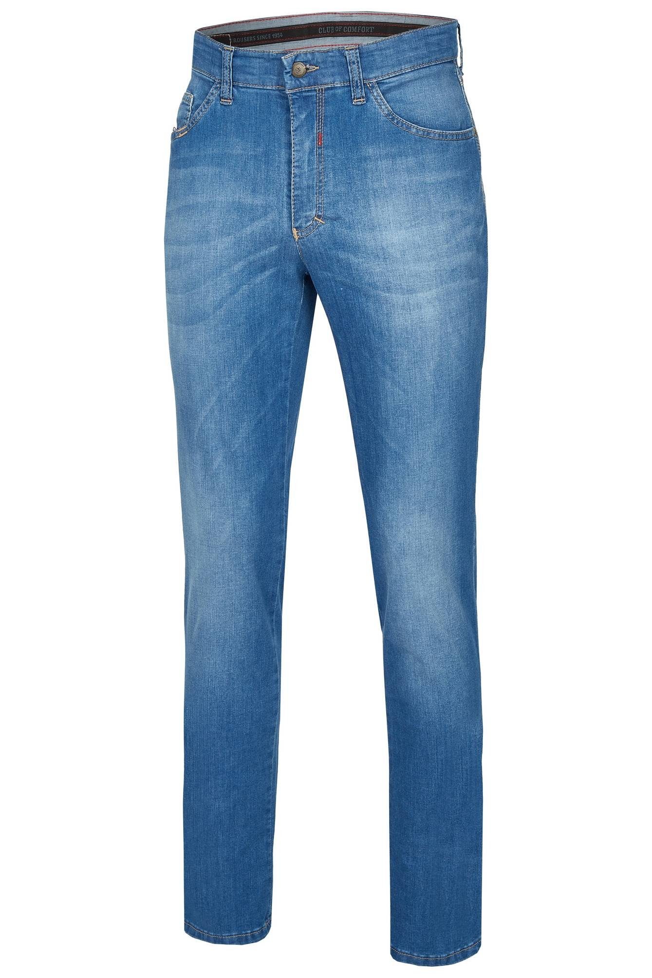 High Henry Club Stretch 5-Pocket-Hose of Hellblau (146) Comfort