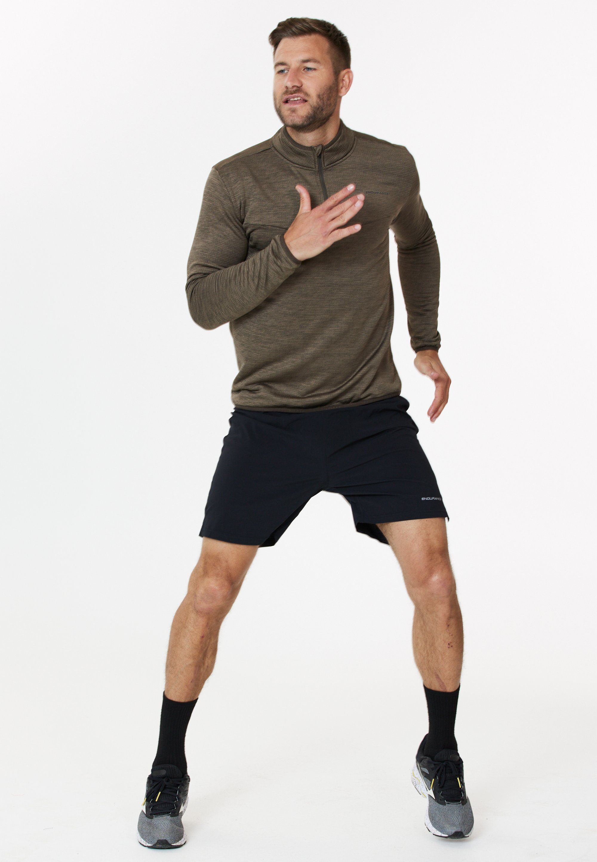 ENDURANCE Langarmshirt "LEDGER", (1 tlg.), mit sportlichen Funktionen günstig online kaufen