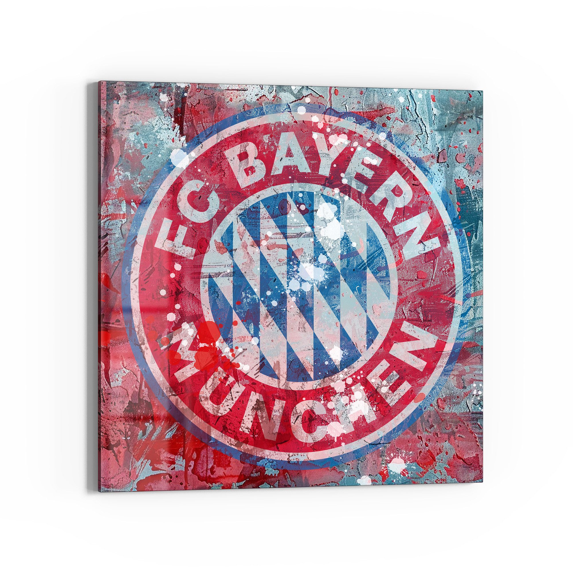 DEQORI Glasbild 'Wappen FC Bayern München', günstig online kaufen