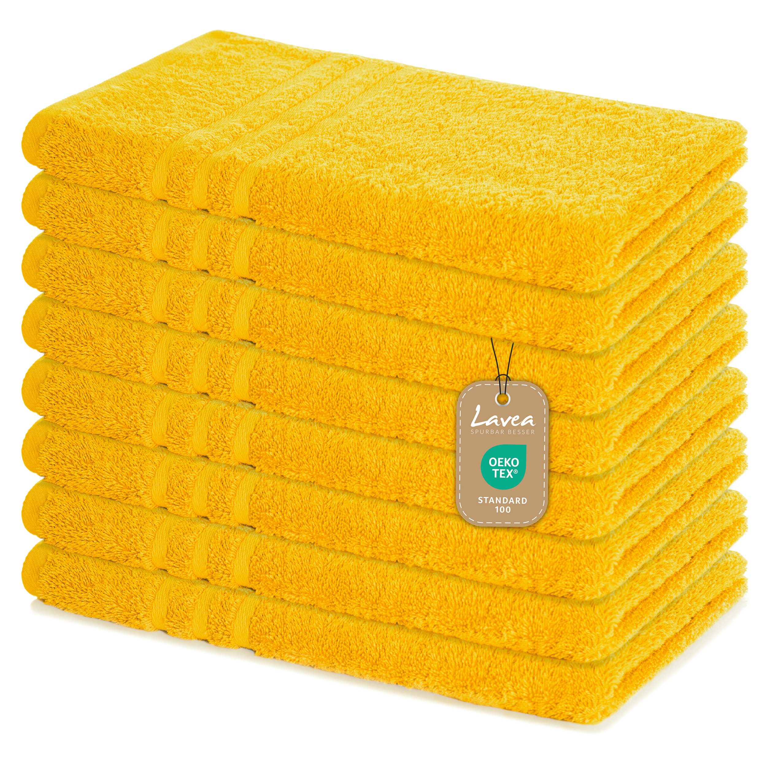 Lavea Handtuch Set Frottierserie Elena, 100% Baumwolle (Set, 8-St), 500 g/m günstig online kaufen