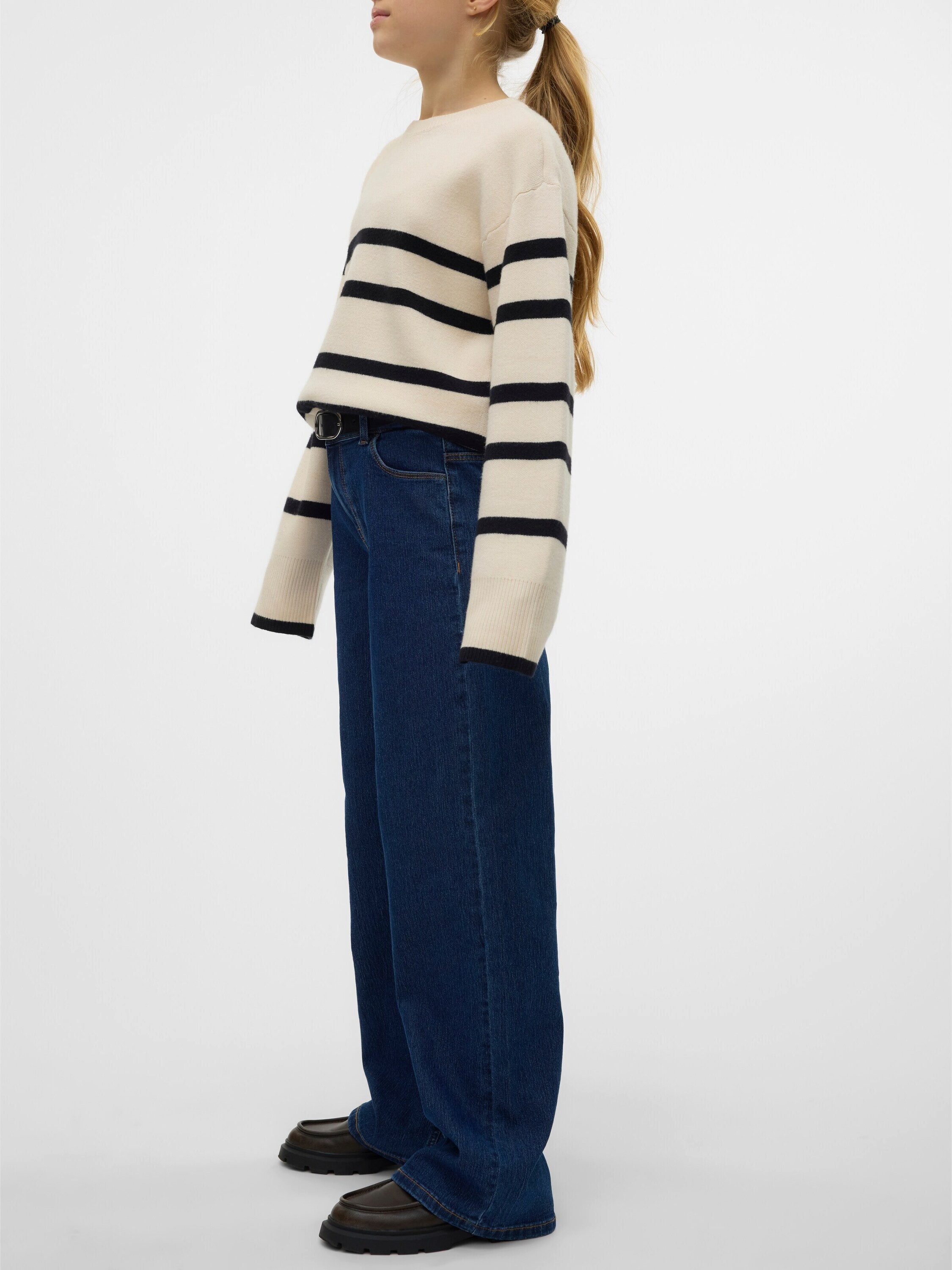 Vero Moda Girl Weite Jeans VMDAISY (1-tlg) Plain/ohne Details