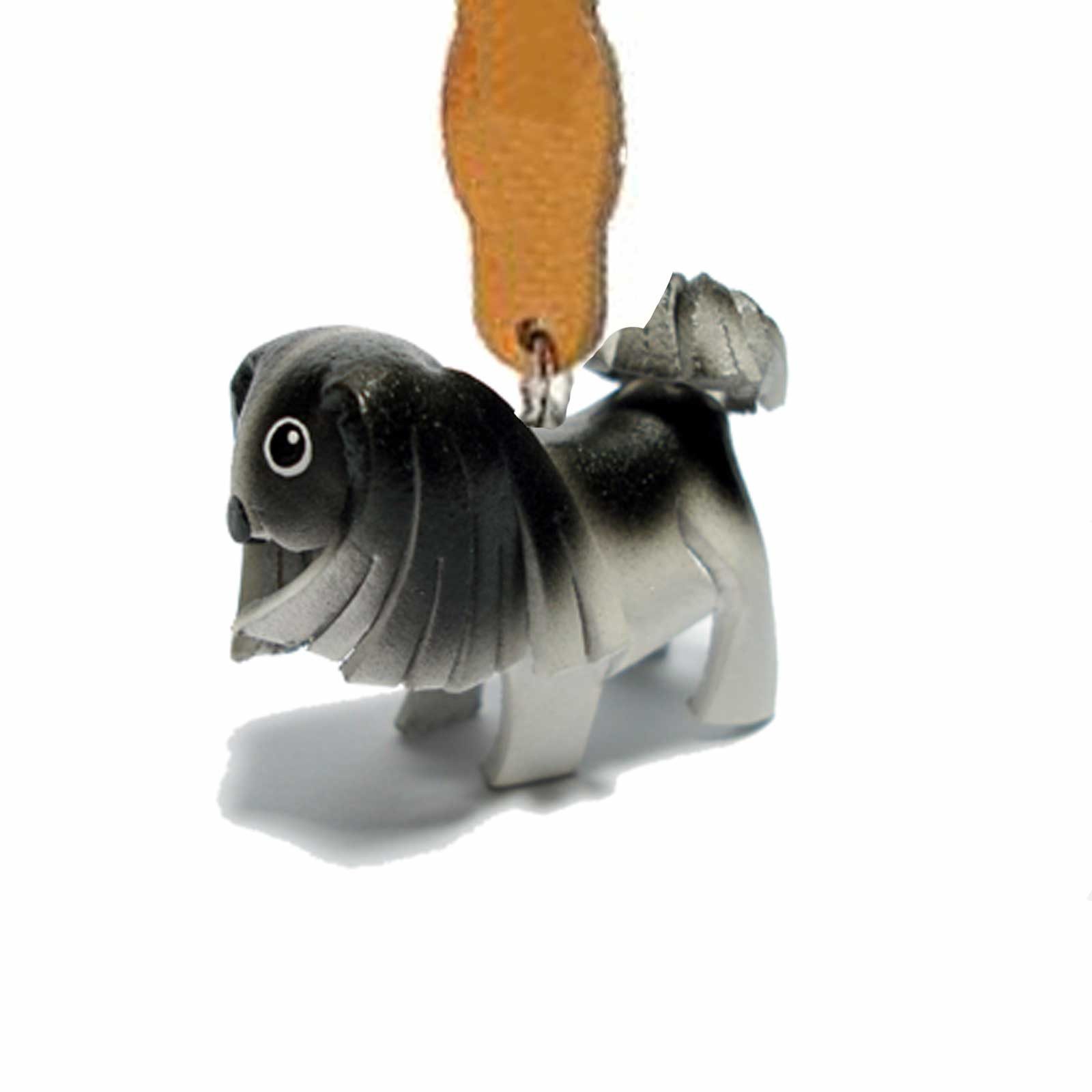 Schlüsselanhänger Set Shih Tzu Schlüsselanhänger aus Leder
