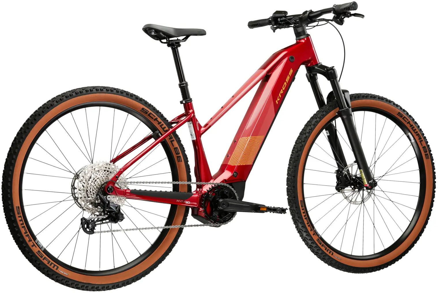 Kross E-Bike Mountainbike E-MTB Influx Hybrid 4.0 21,3Ah / 800 Wh 29 Zoll rot 12 Gänge 2026, 12 Gang Shimano DEORE M6100 Schaltwerk, Kettenschaltung, Mittelmotor, 800 Wh