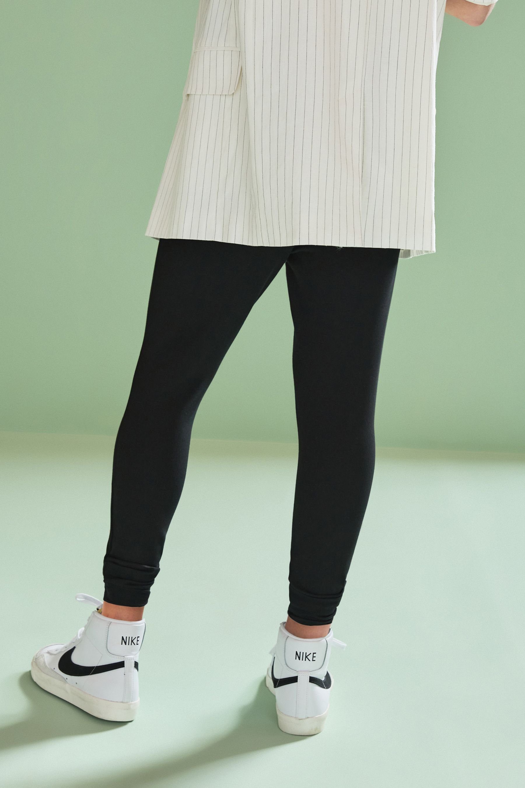 Next Leggings Ponte-Leggings mit Reißverschlussdetail, Kurzgröße günstig online kaufen