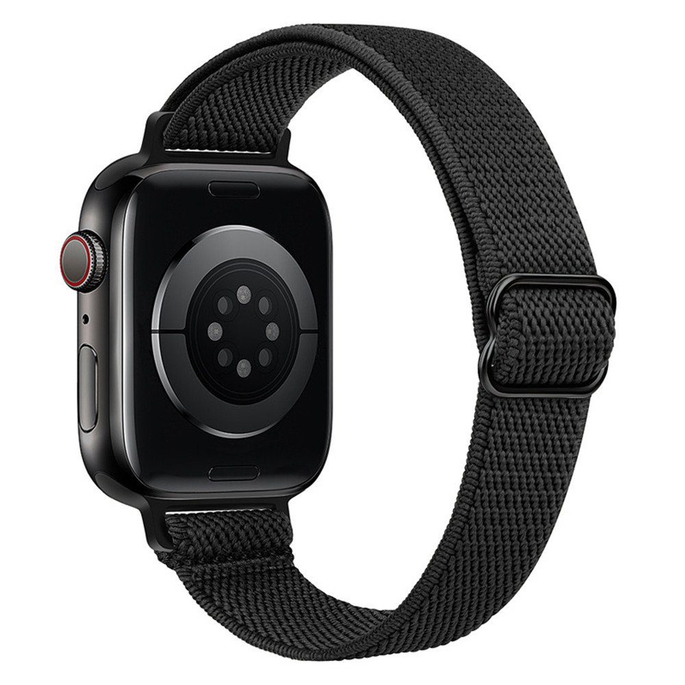XDeer Uhrenarmband Nylon Loop Armband für Apple Watch Armband 38/40/41mm und 42/44/45mm, Geflochtenes Sport Band 14 mm Schlankes Design für iWatch Series 7