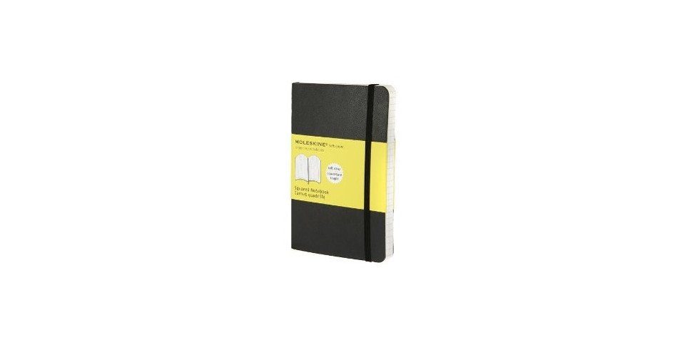 MOLESKINE Notizbuch Moleskine soft, Pocket Size, Kariertes Notizbuch