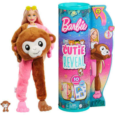 Mattel® Babypuppe Barbie Cutie Reveal Dschungel Serie - Äffchen