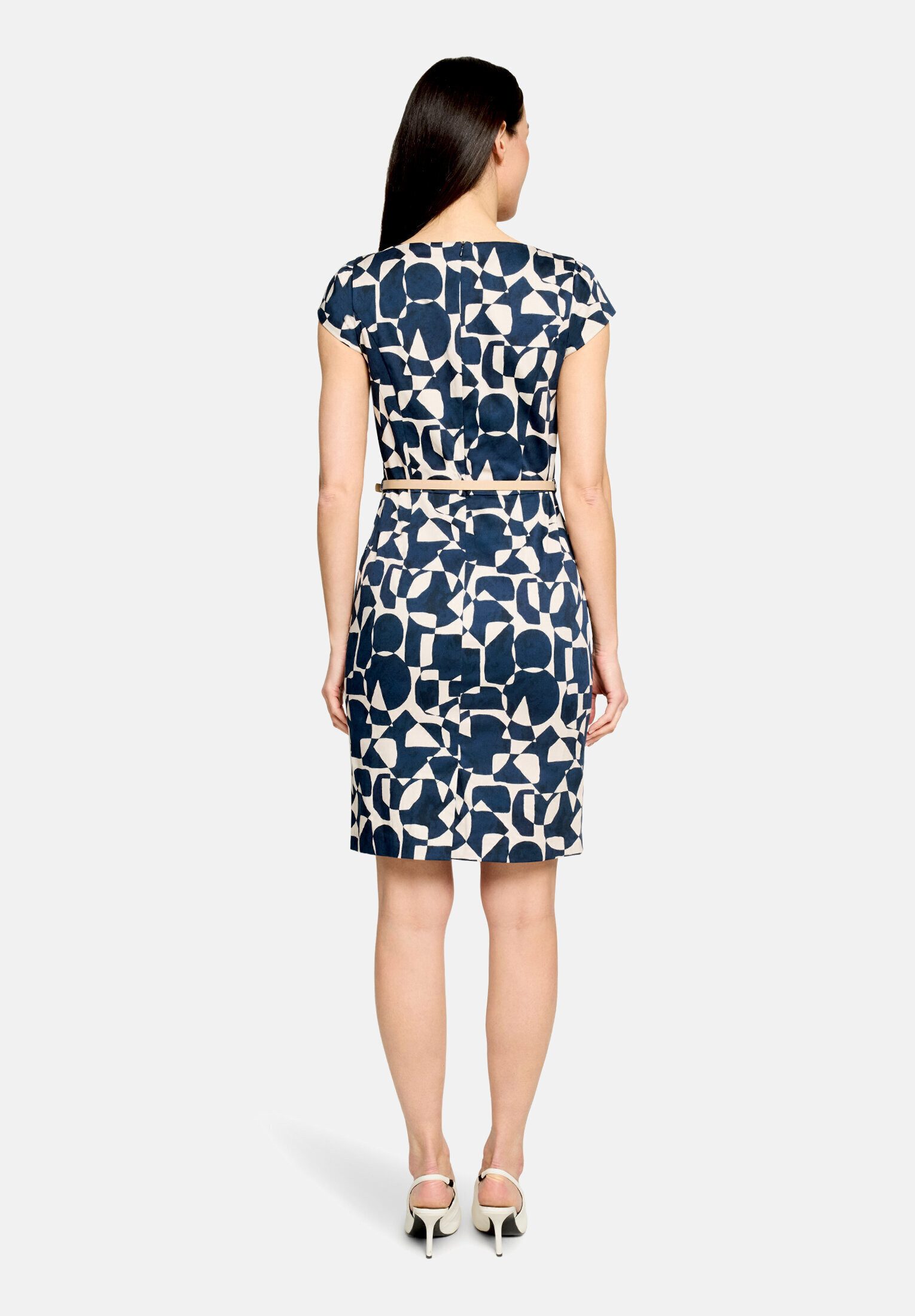 Betty&Co Etuikleid Damen mit Gürtel