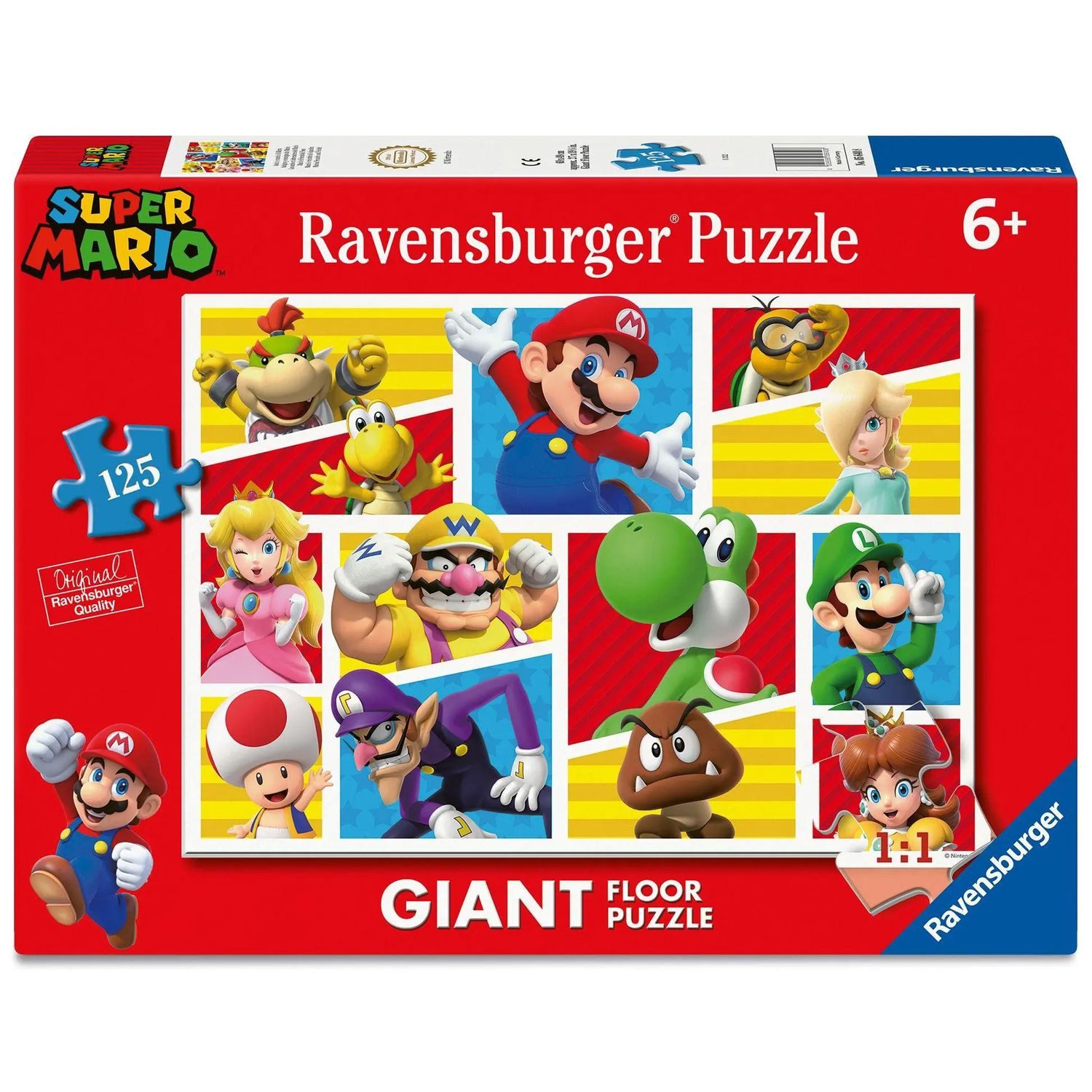 Puzzle Ravensburger Kinderpuzzle 05640 - Marios Freunde und Feinde -...
