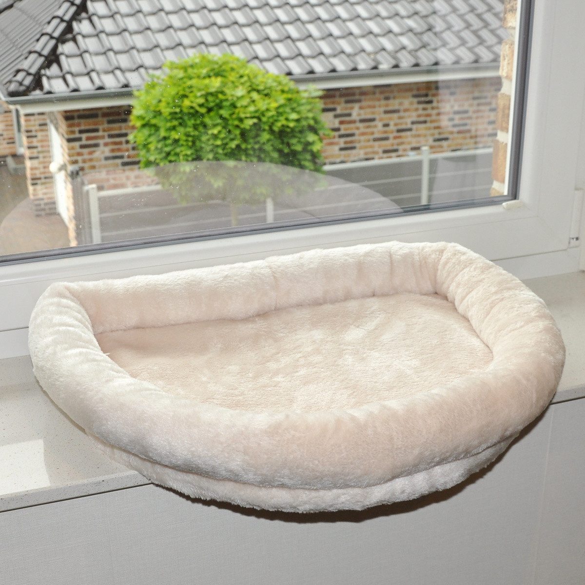 nanook Katzenliege Fensterliege Katzenbett Cosy beige 56 cm günstig online kaufen