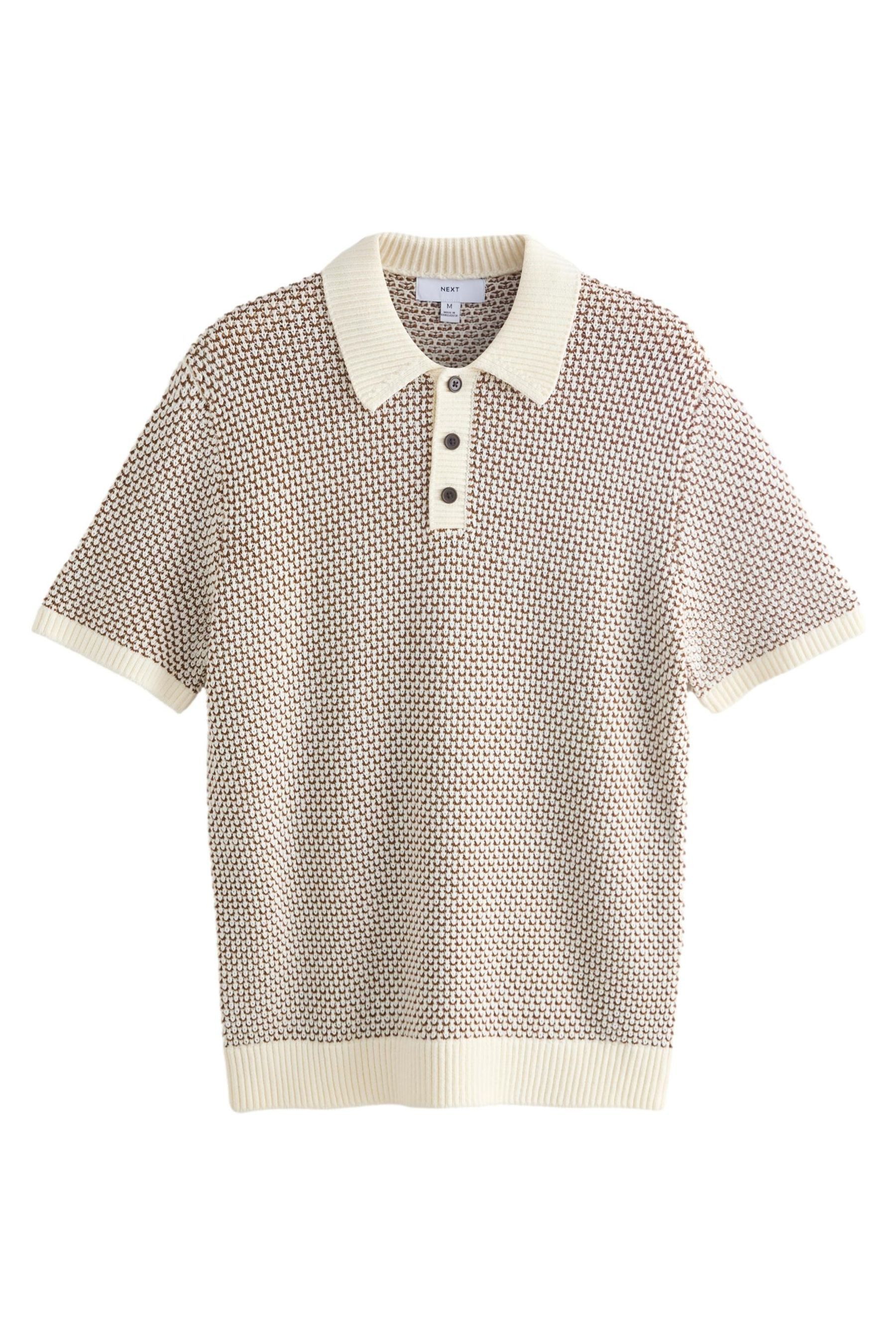 Next T-Shirt Gestricktes T-Shirt mit Streifen im Relaxed Fit (1-tlg) günstig online kaufen