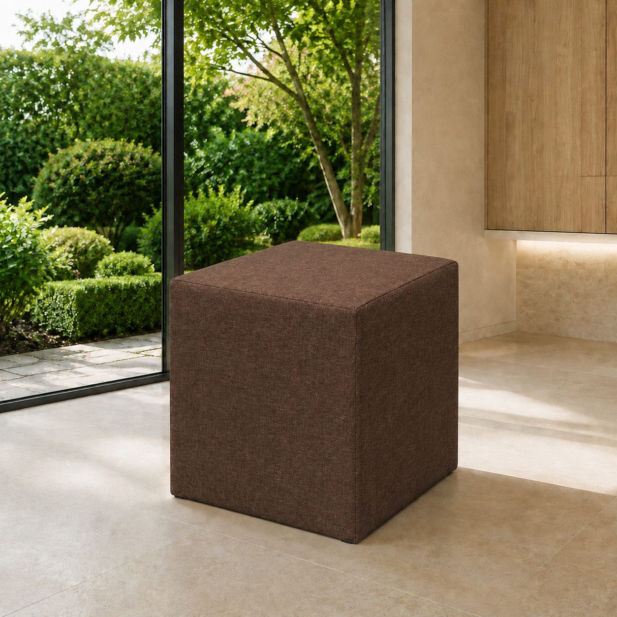 Best for Home Sitzhocker Cube Pouf – Stilvoller Samt Hocker & Fußhocker (Einzelstück, 1 St., verschiedene Farben), Handwerksqualität,TOP Preis-Leistungs-Verhältnis