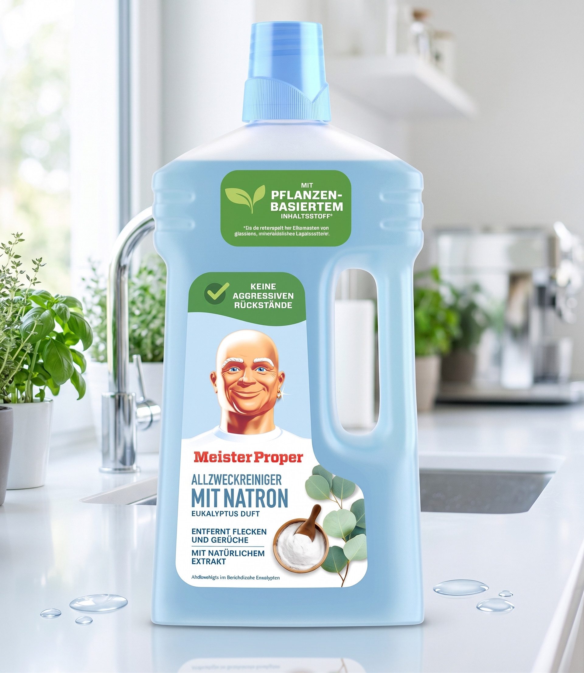 MEISTER PROPER Meister Proper Allzweck-Bodenreiniger Eukalyptus-Duft – 1 Liter Allzweckreiniger