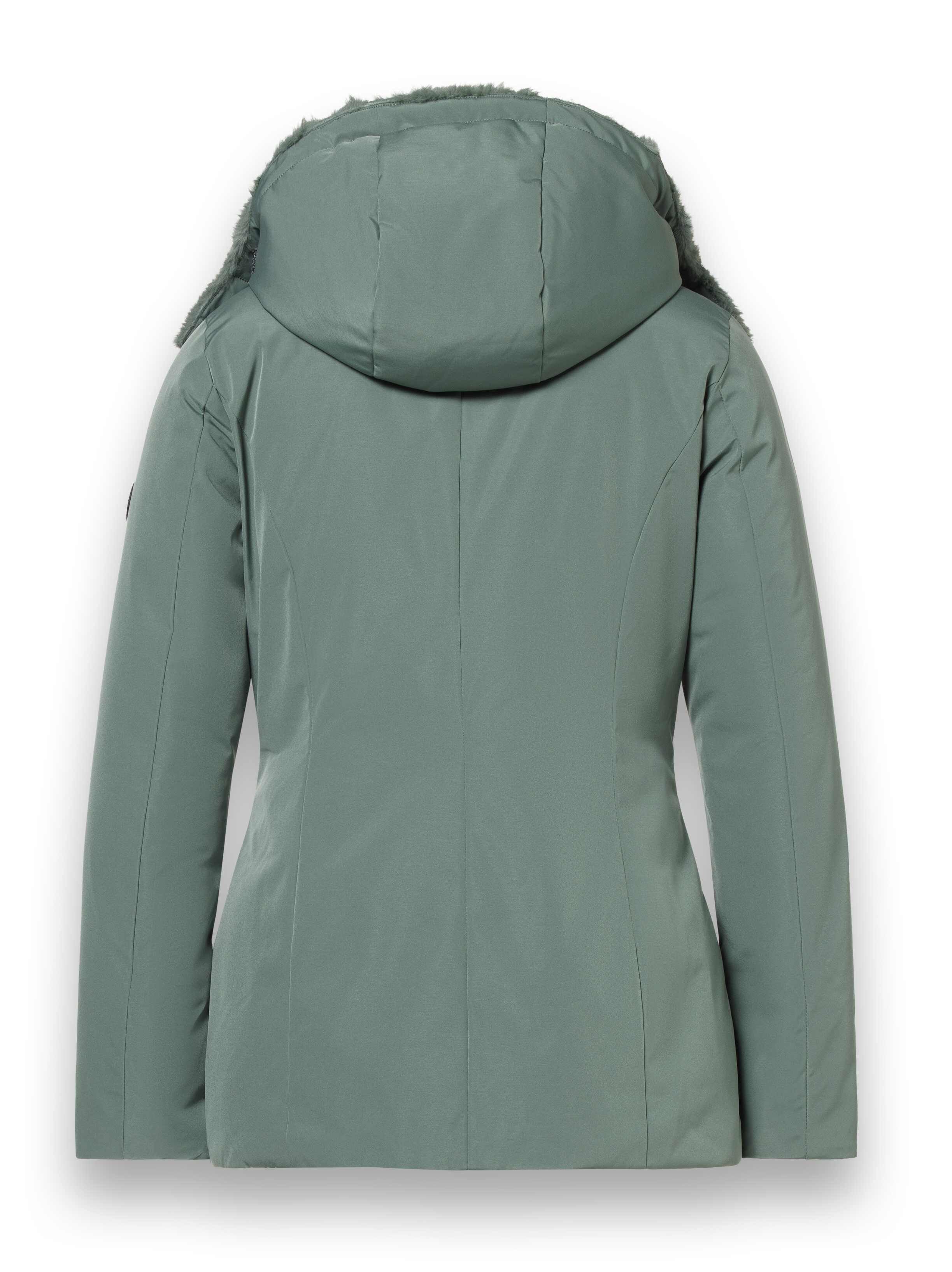 District Winterjacke Eclipse mit Kapuze (Mantel, winddicht, wasserabweisend) olivegrün