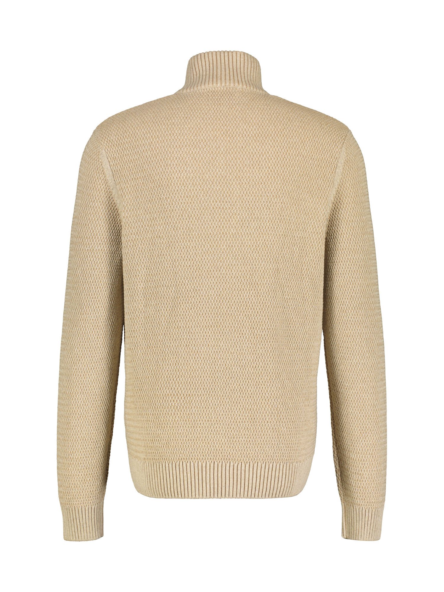 Strickpullover LERROS Strickpullover mit Reißverschlusskragen
