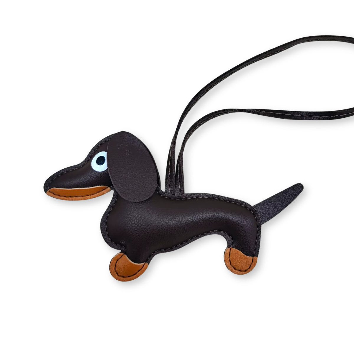 PlugUp Taschenanhänger Dackel Anhänger Dackel-Design Taschenanhänger (1-teilig) Hochwertiger Dackelanhänger für Handtaschen & Schlüsselbunde