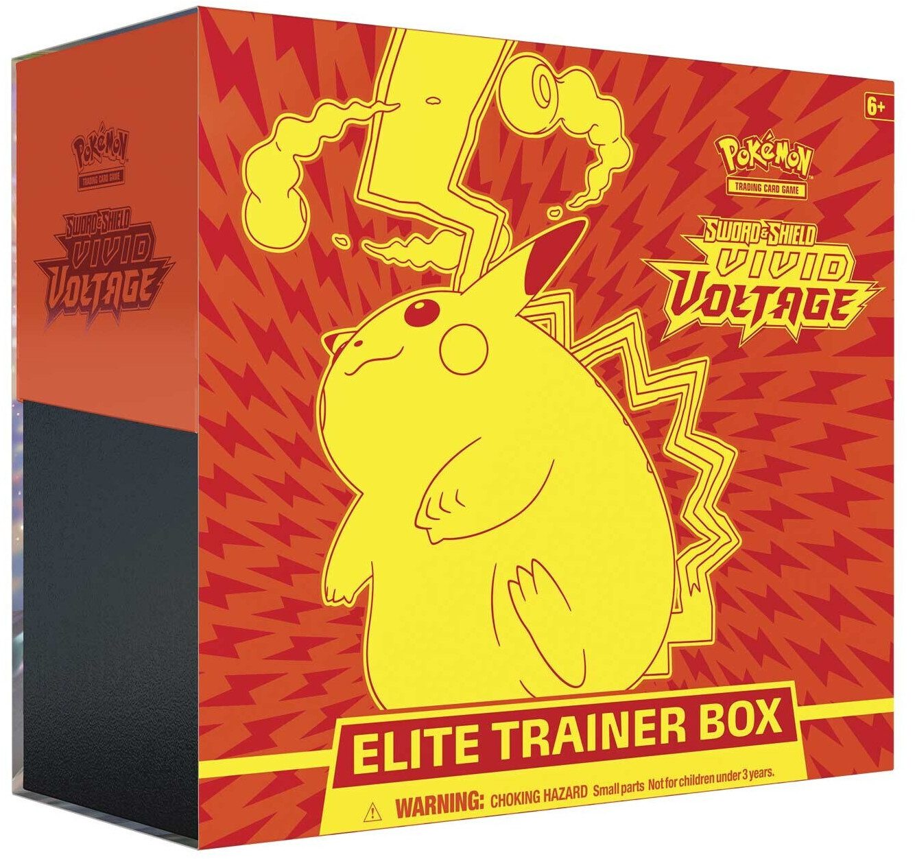 POKÉMON Sammelkarte TCG: Sword & Shield - Vivid Voltage Elite Trainer Box Englisch, Includes 8 booster packs