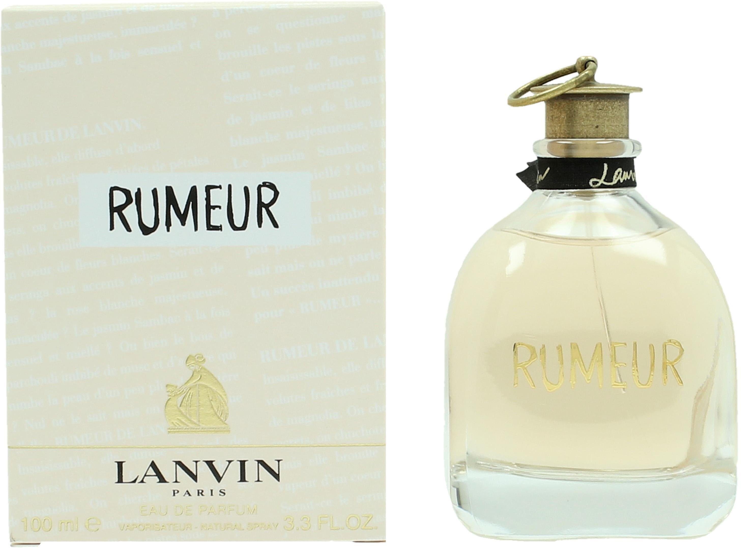 LANVIN Eau de Parfum Rumeur, Blumig-holziger Damenduft mit Magnolie, Flieder, Jasmin und Patchouli.