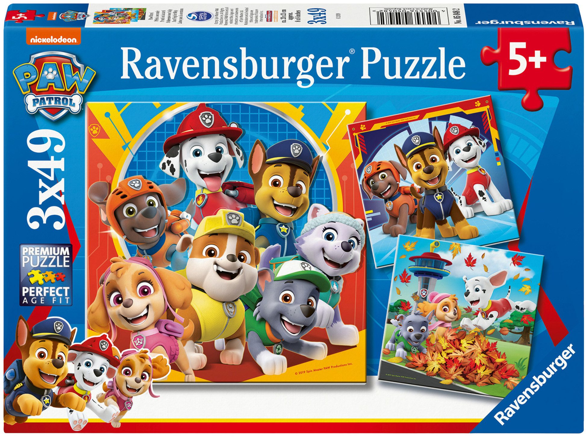 Ravensburger Puzzle Paw Patrol, 147 Puzzleteile, Made in Europe
