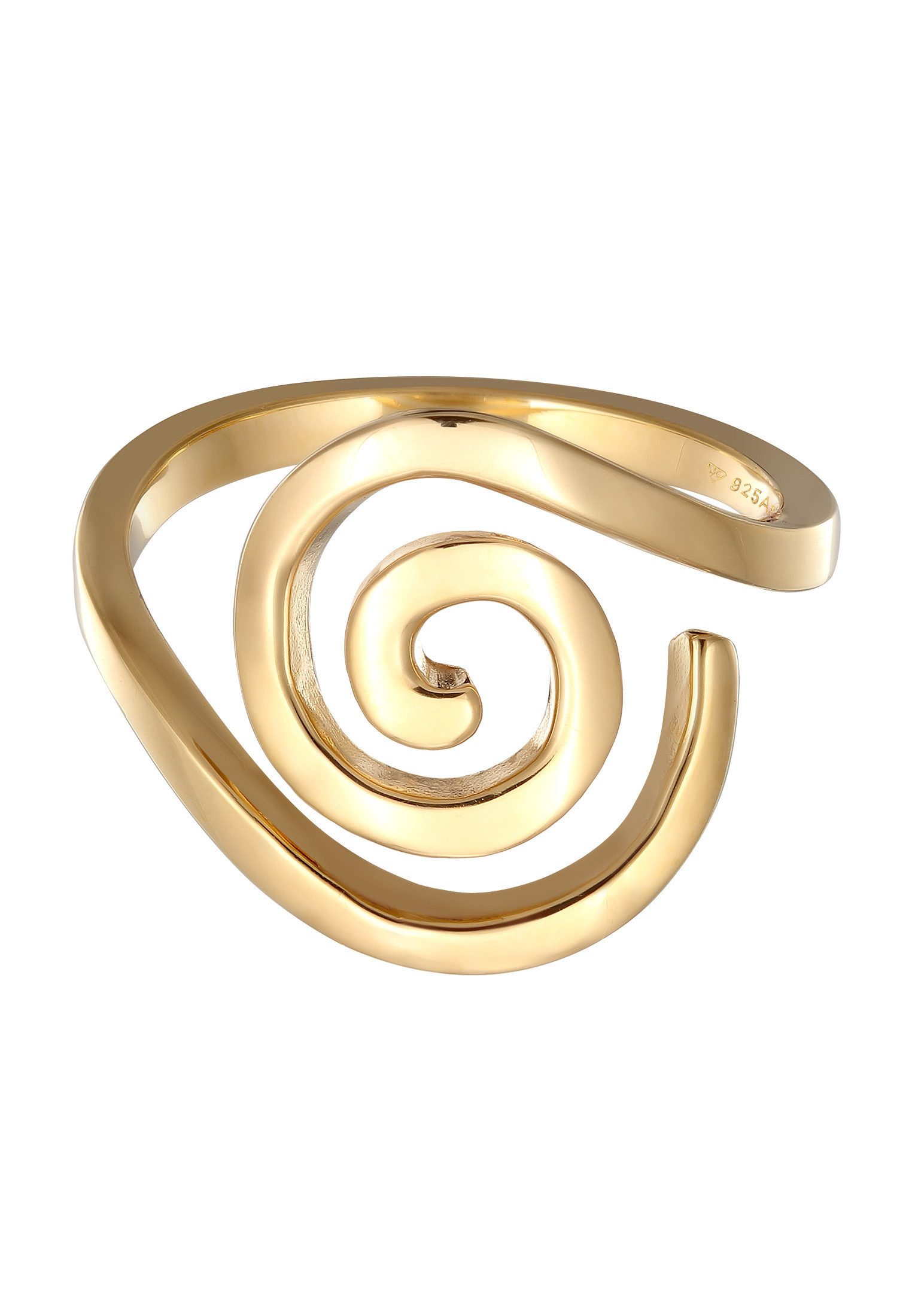 Elli Fingerring Spirale Organic Modern 925 günstig online kaufen