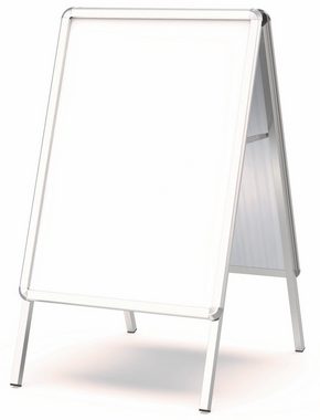 Dreifke Bilderrahmen Plakatständer Keitum DIN A1 silber, mit runden Ecken, Kundenstopper, (1 St)