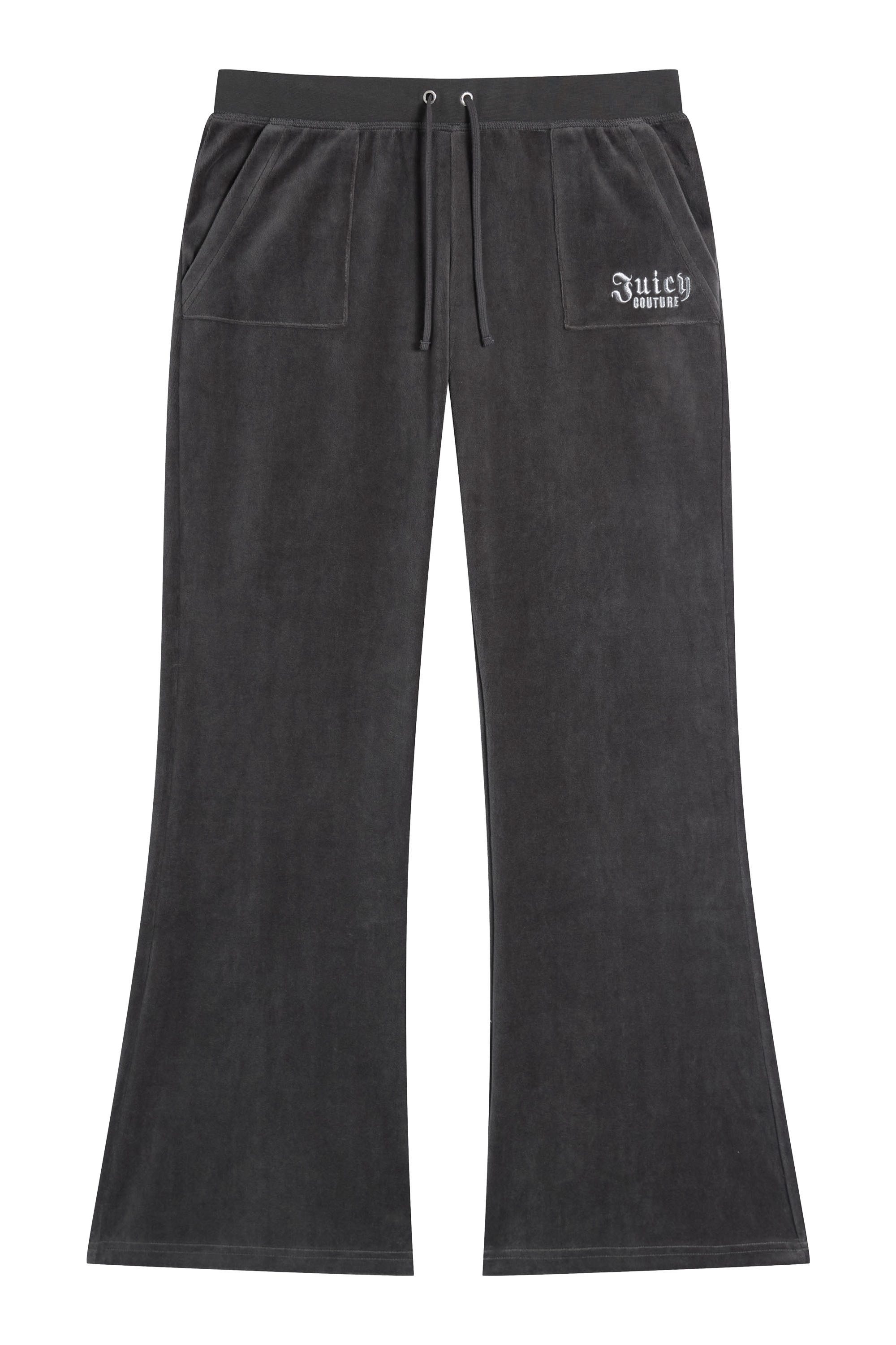 Juicy Couture Sweathose REGAL REBELLE CAISA ULTRA LOW RISE PANT Damen Trainingshose Damen, Sweathose, Velour, Jogginghose mit Glitzer, Sale