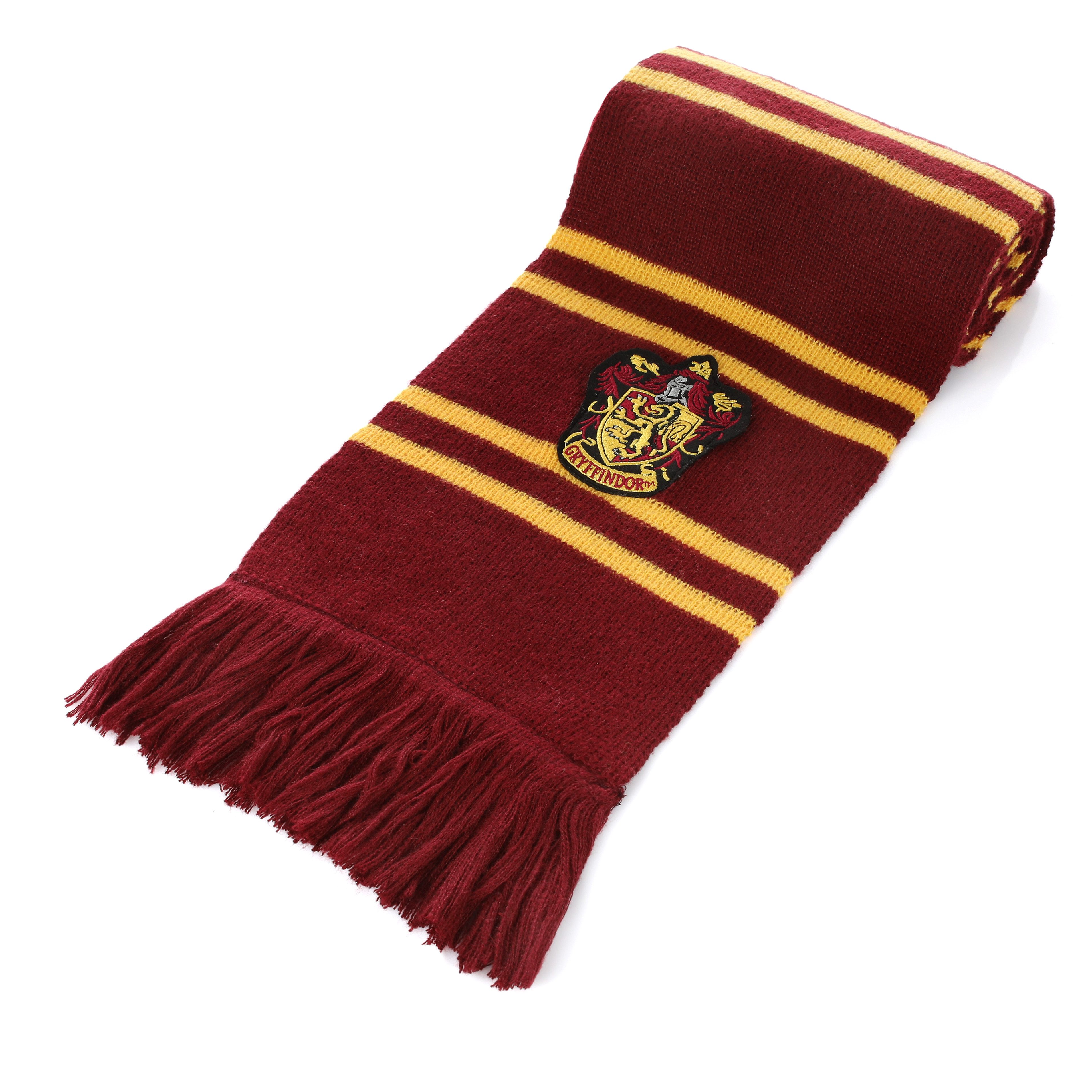 Harry Potter Schal Gryffindor - Accessoire für Damen, Herren und Kinder, Hogwarts Geschenk und Kostüm Zubehör Einheitsgröße