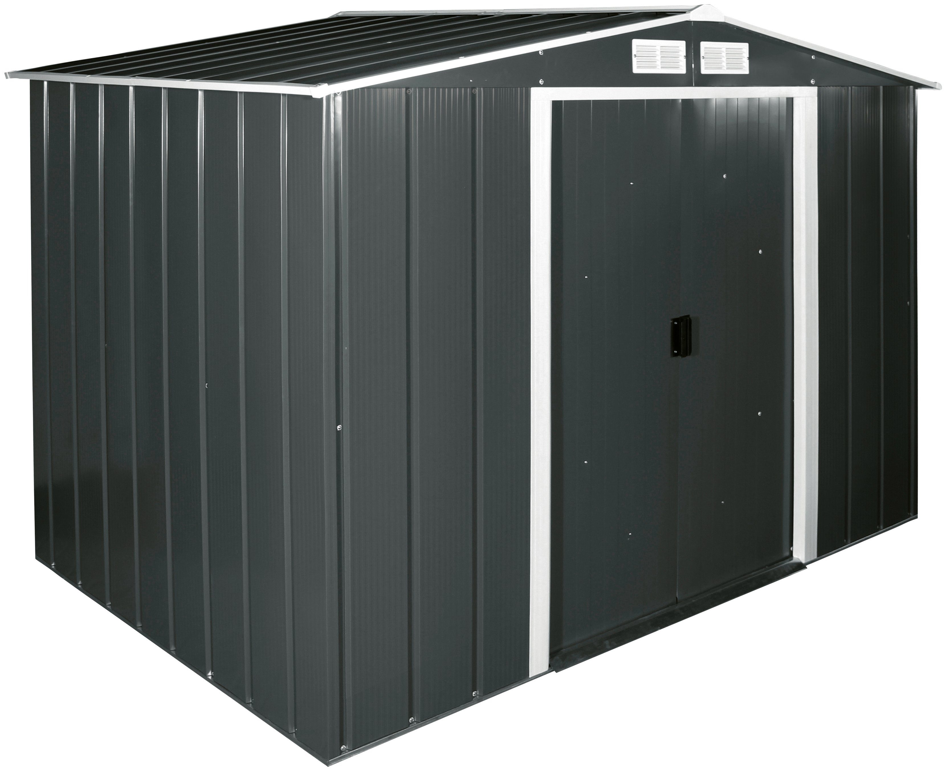 Gerätehaus Eco 262x182 Metall 8x6, DURAMAX BxT: cm,