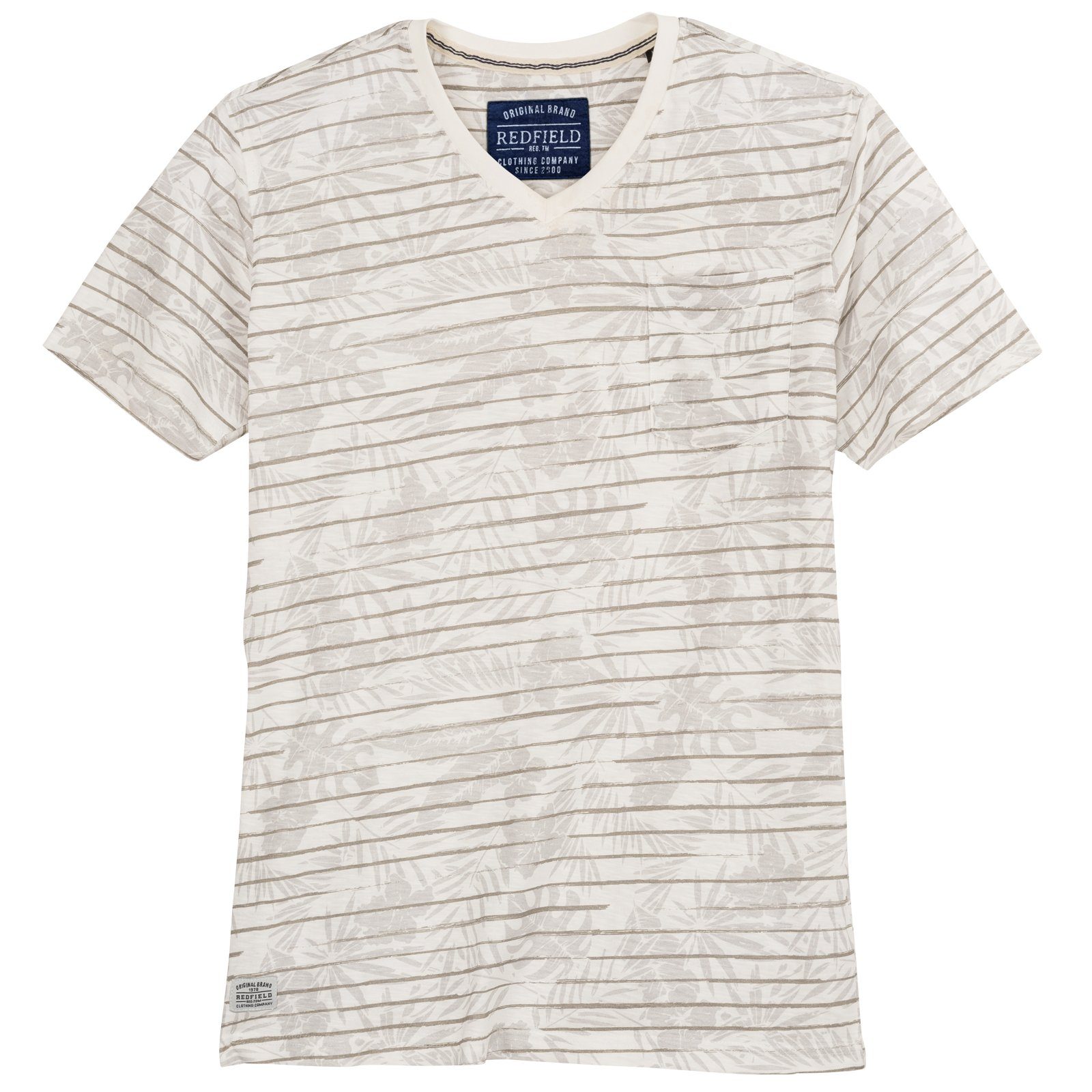 redfield V-Shirt Redfield modisches Übergrößen T-Shirt günstig online kaufen