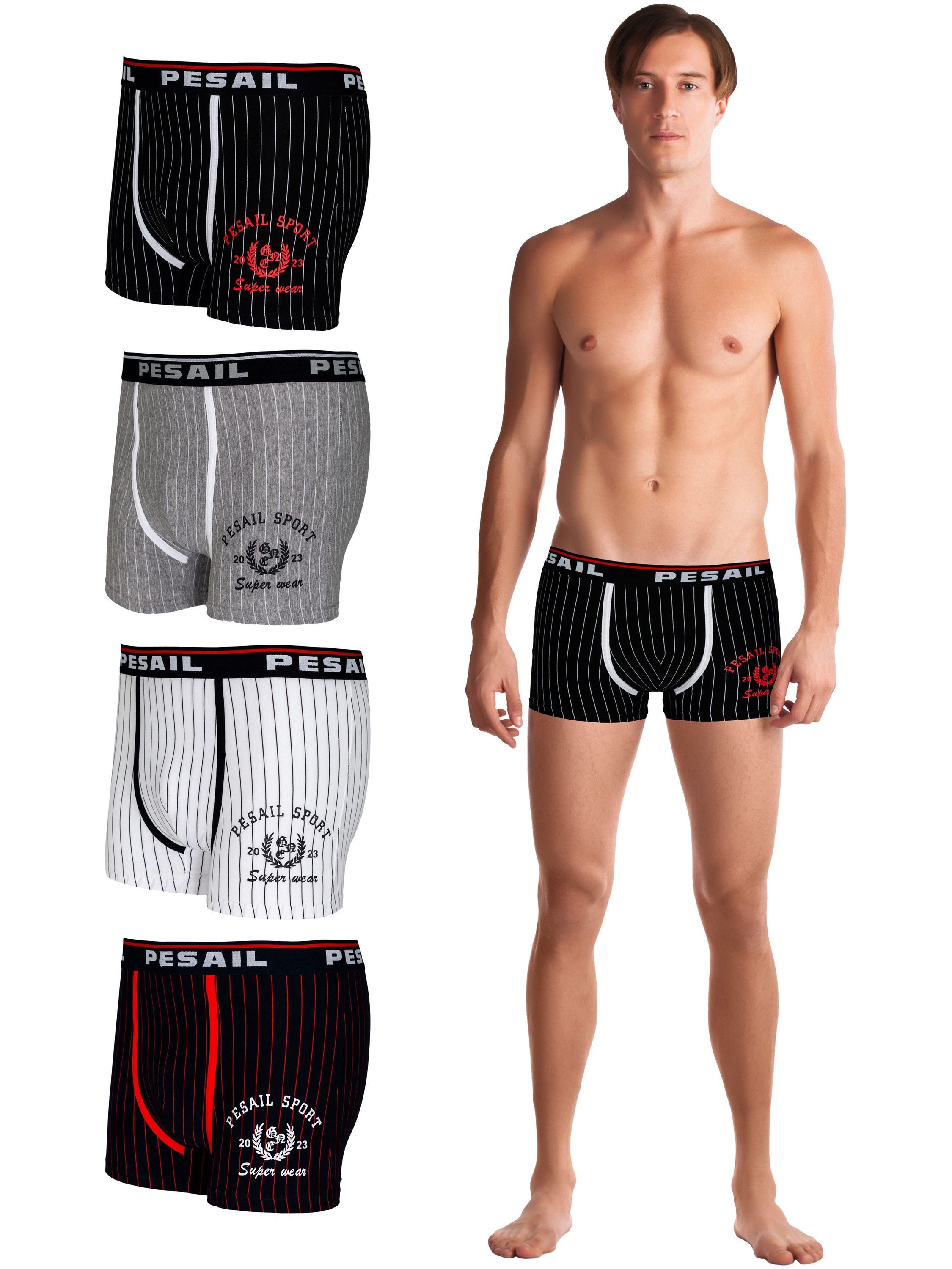 TEXEMP Boxershorts 4er - 12er Pack Herren Boxershorts Retroshorts Unterwäsc günstig online kaufen