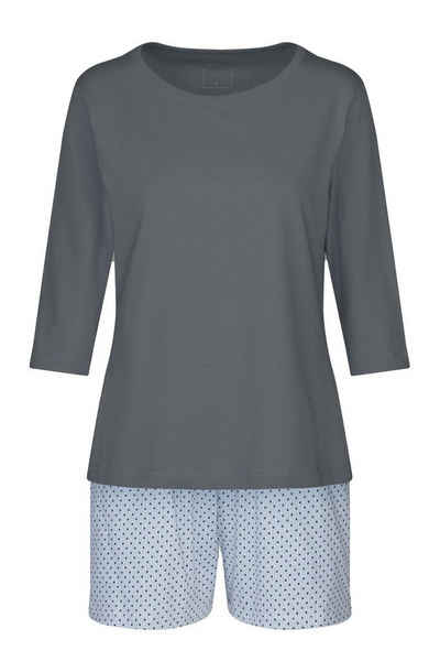 seidensticker Pyjama Pyjama Short, 3/4 Sleeve Dots 500047