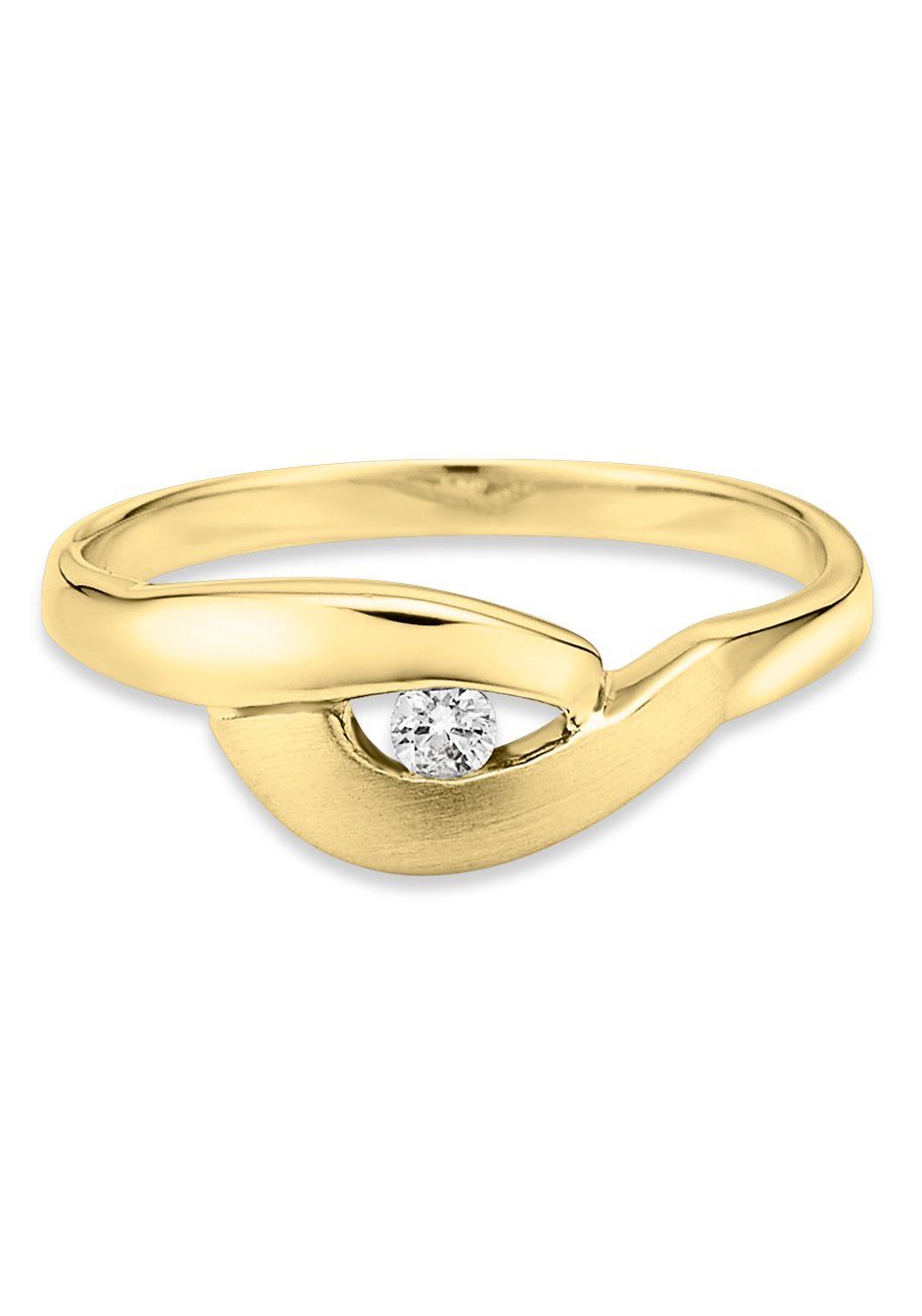 Bruno Banani Fingerring Schmuck Geschenk Silber 925 Damenring, mit Zirkonia (synth)