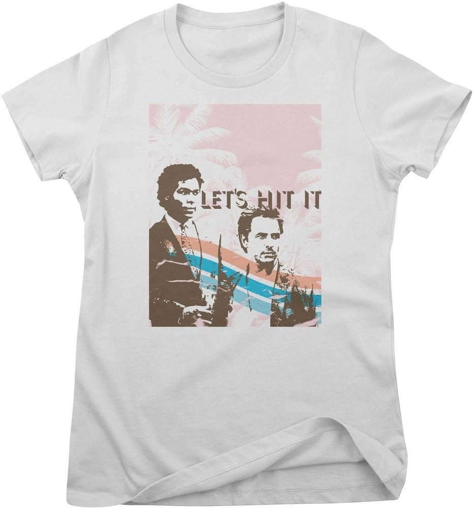 Miami Vice T-Shirt Miami Vice - Let's Hit It Girly Tee