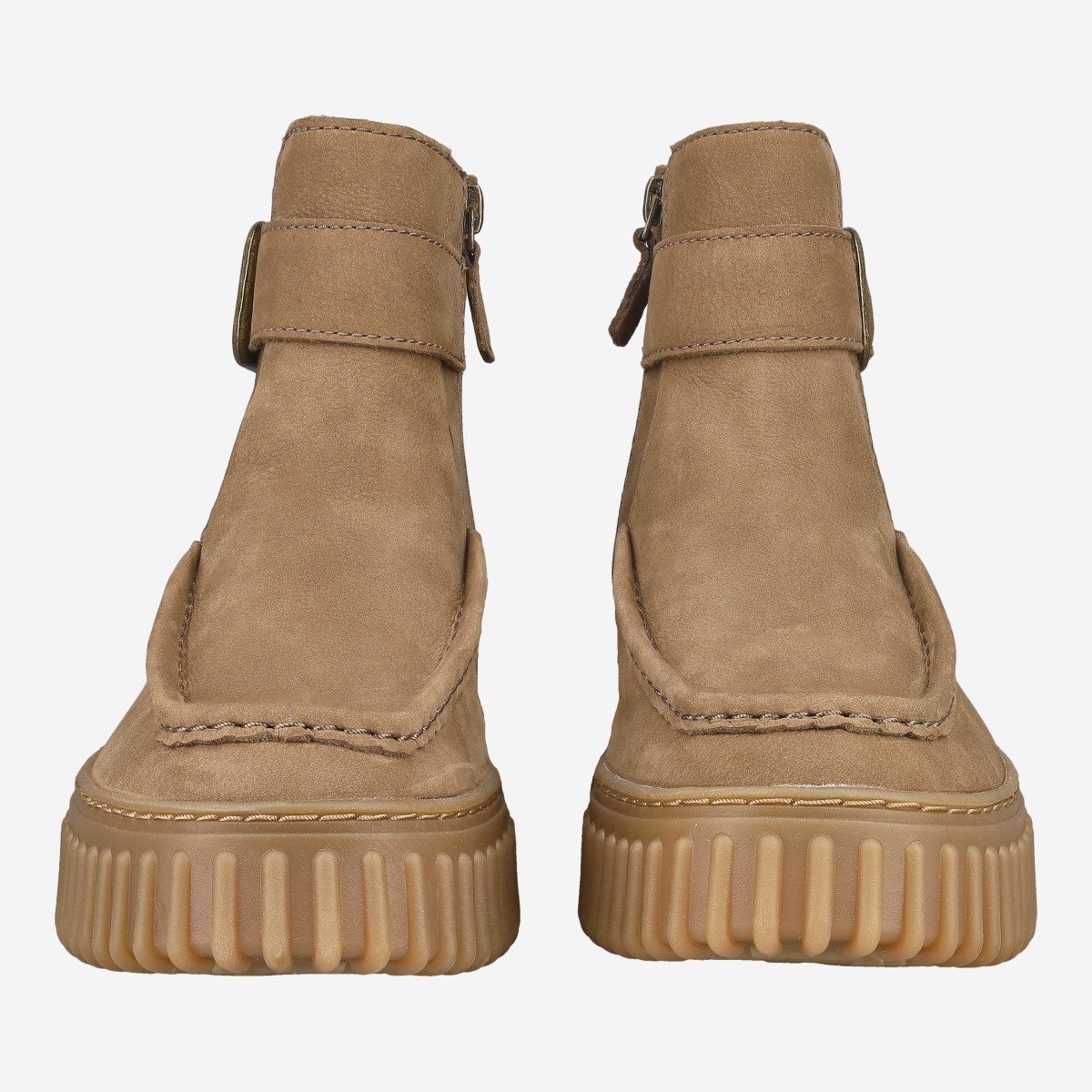 Clarks Clarks Torhill Buckle 26327988 4, Stiefeletten, Beige, Damen Stiefelette