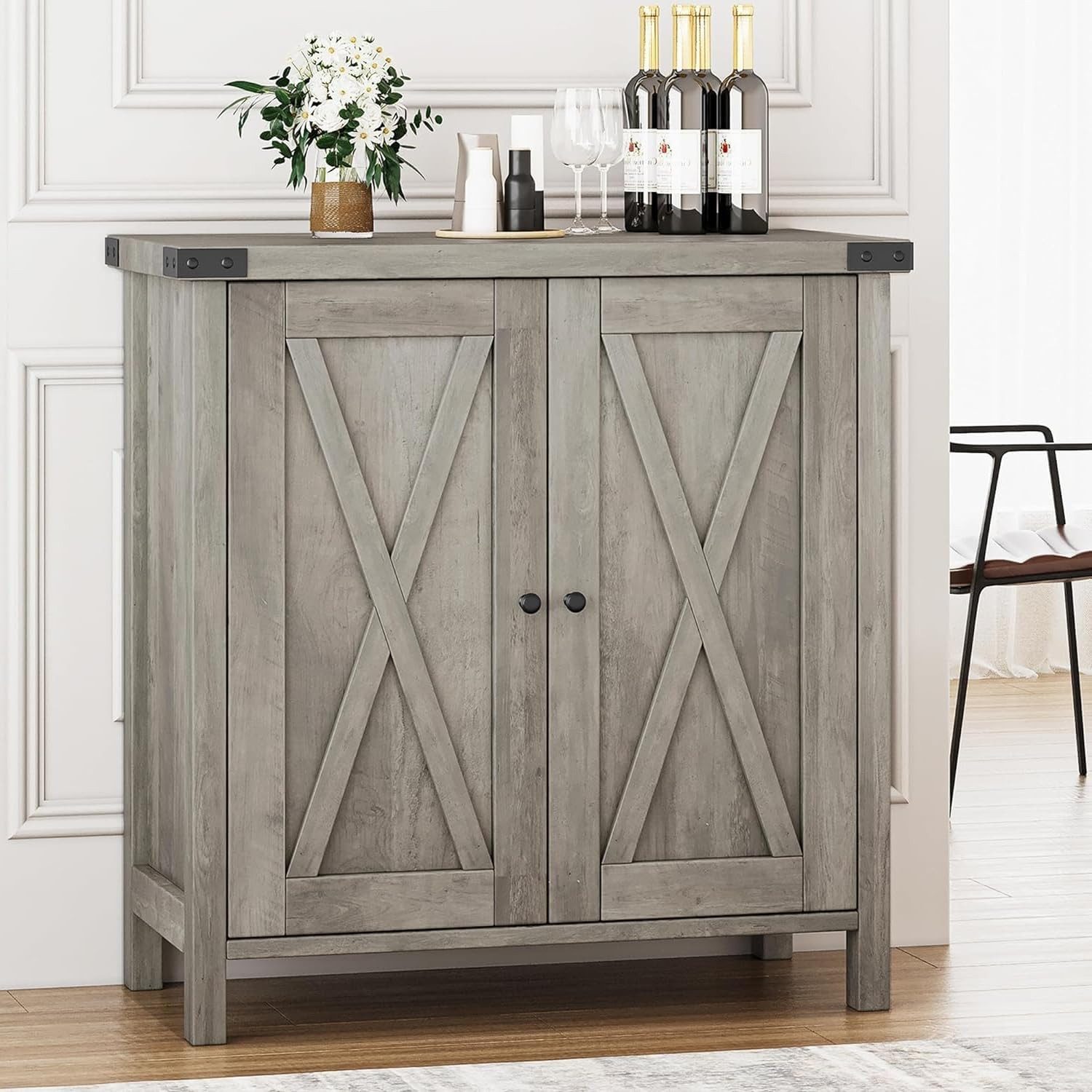 GarveeMore Beistellschrank Sideboard Küchenschrank,Aufbewahrungsschrank,Ver günstig online kaufen