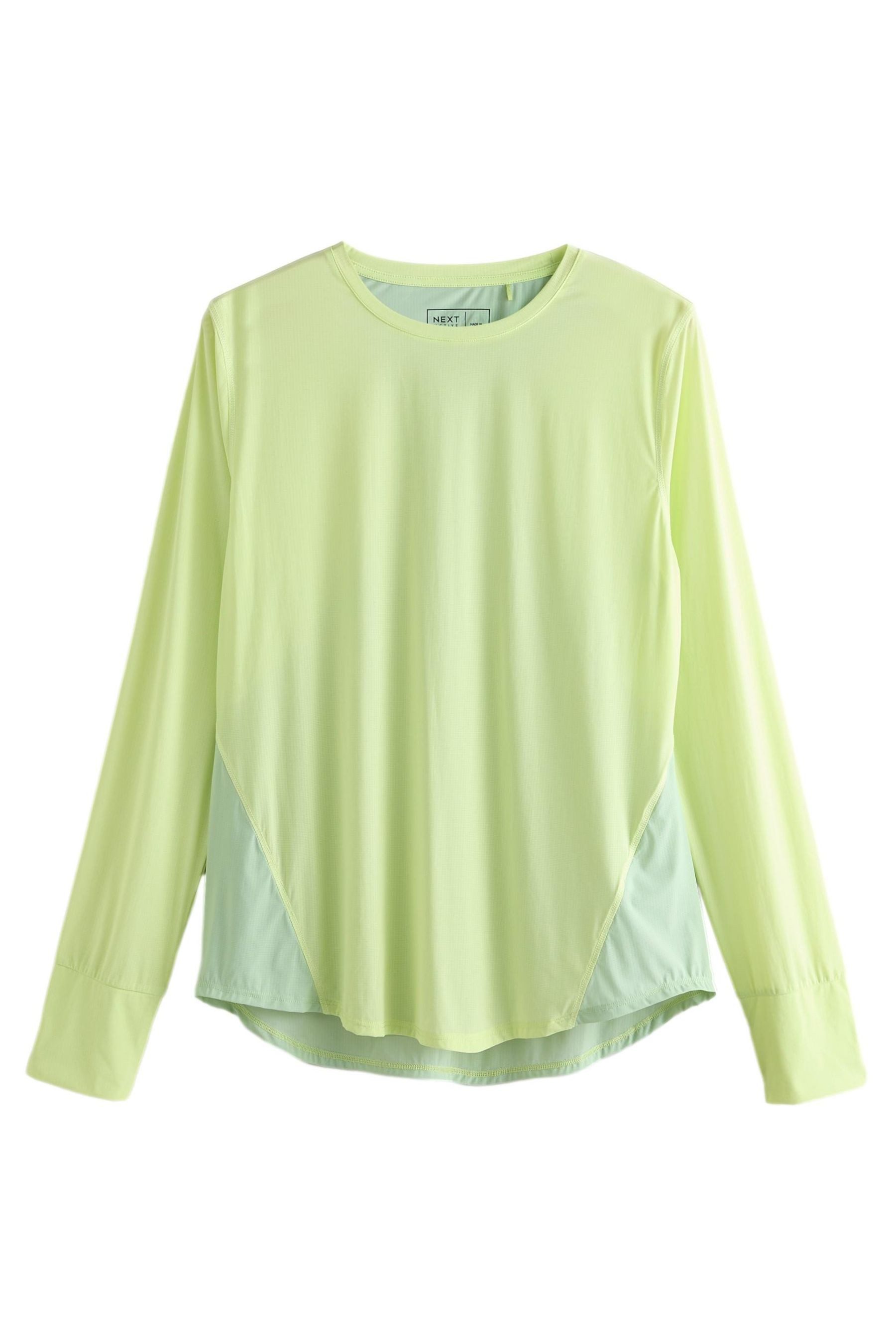 Next Langarmshirt Langärmeliges Lauf-Top in Blockfarben günstig online kaufen
