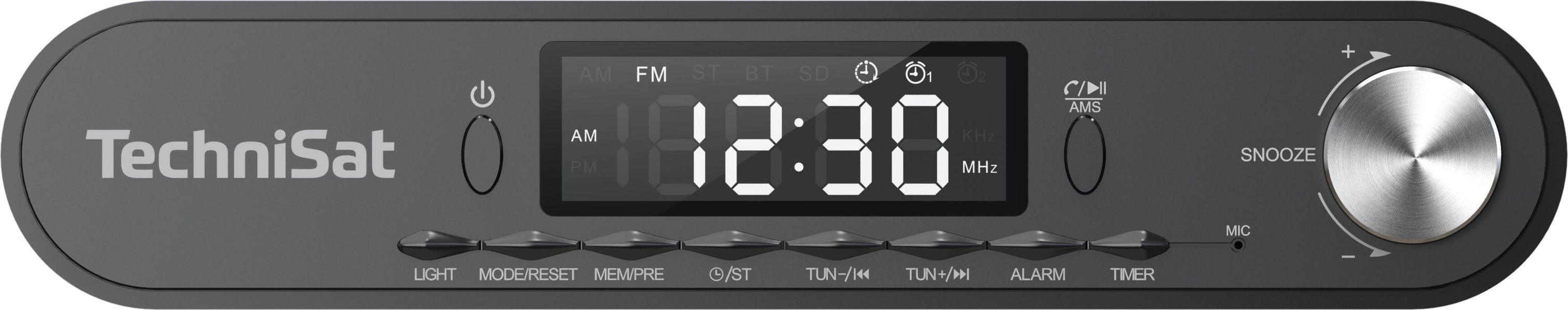 TechniSat VIOLA Küchenradio Küchen-Radio (5 W, LED Display, Arbeitsleuchte, Timer, Bluetooth, Weckfunktion)