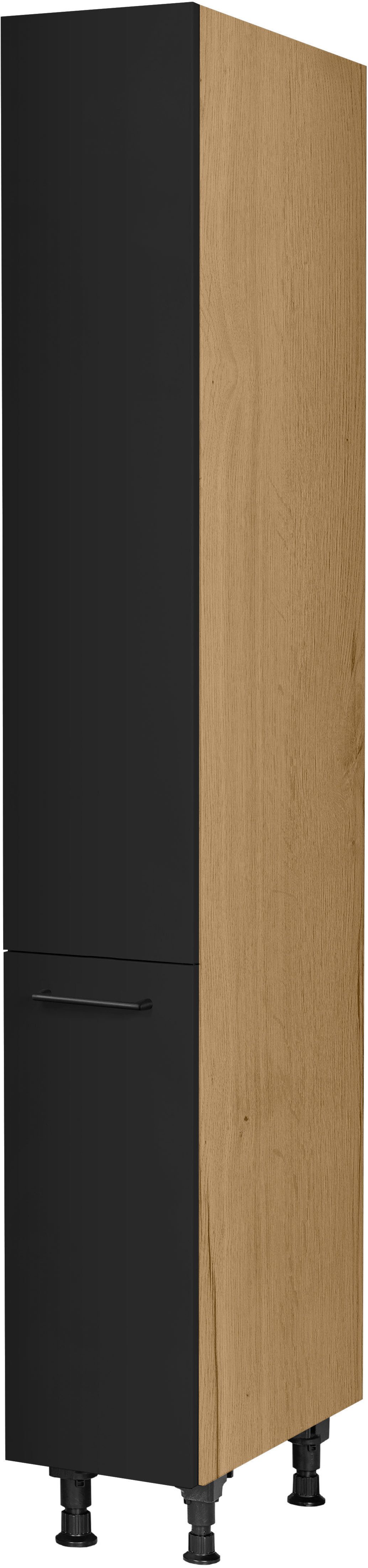 nobilia® Apothekerschrank "MIAMI", mit 5 Einhängekörben, Breite 30 cm, Höhe 216,6 cm, vormontiert, Ein- und Auszugsdämpfung SoftStoppPro