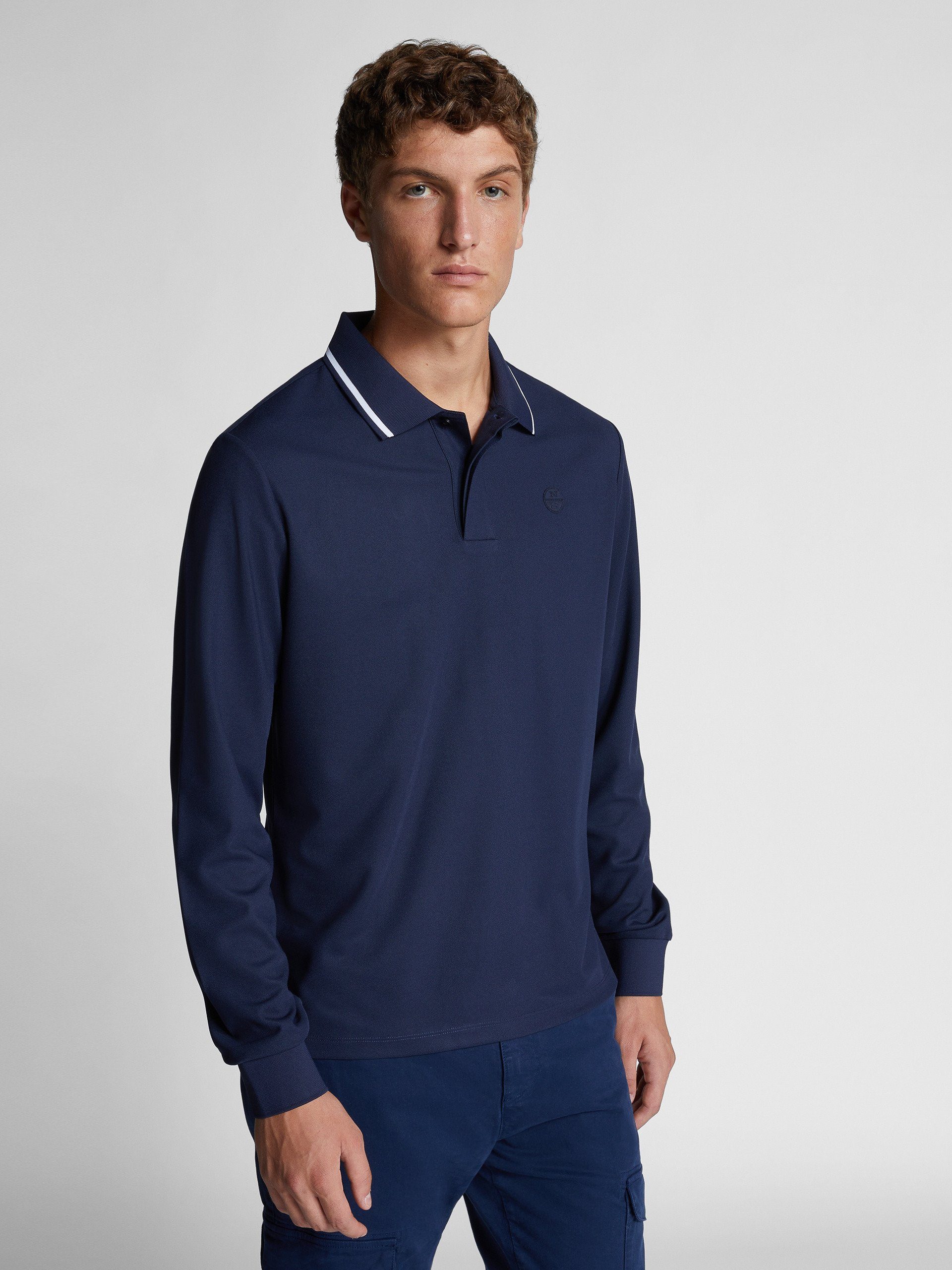 North Sails Poloshirt Coolmax® Piqué-Poloshirt NAVY BLUE