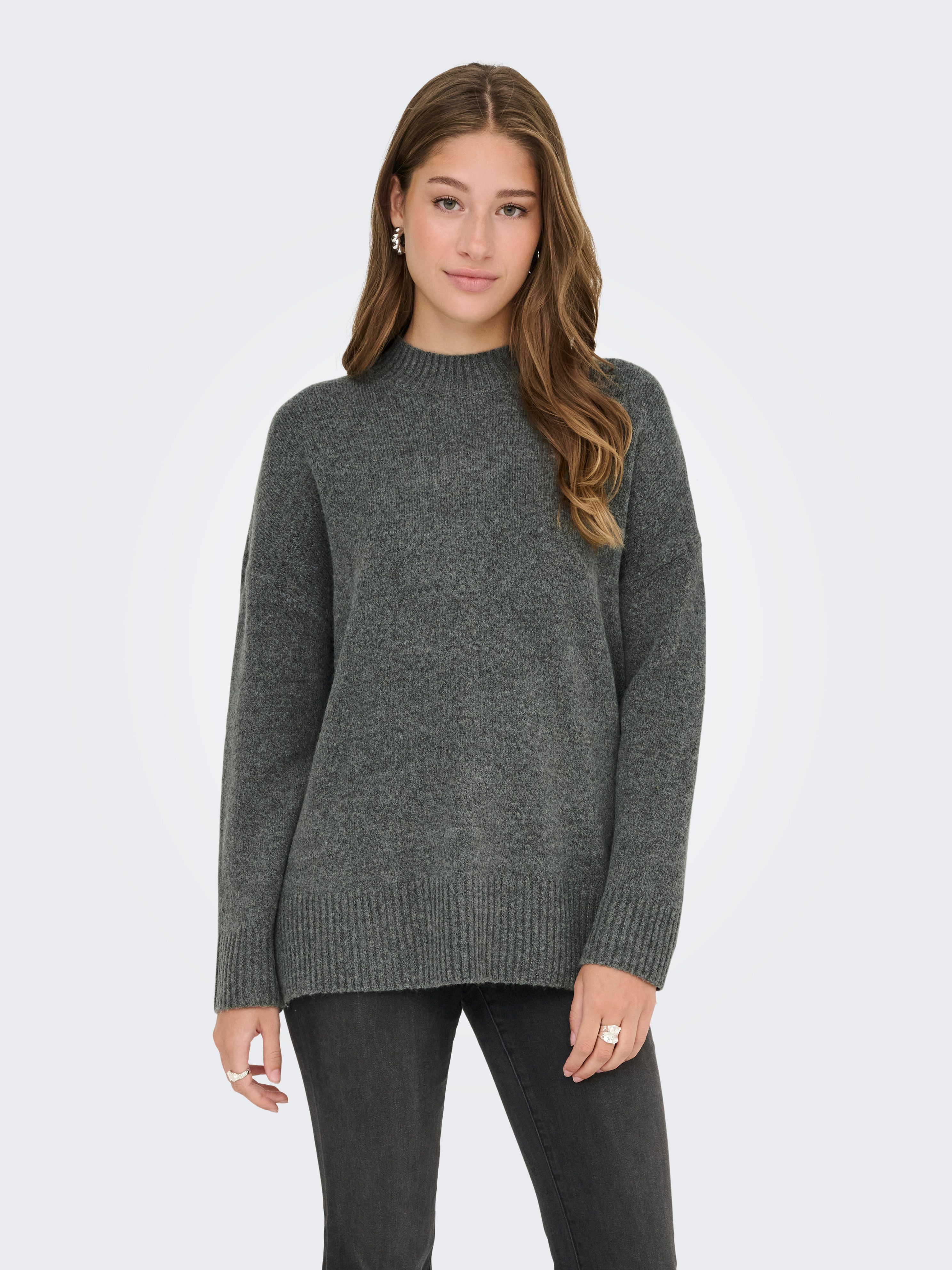 ONLY Strickpullover ONLHAZEL LS HIGHNECK OVERS PULL KNT NOOS günstig online kaufen