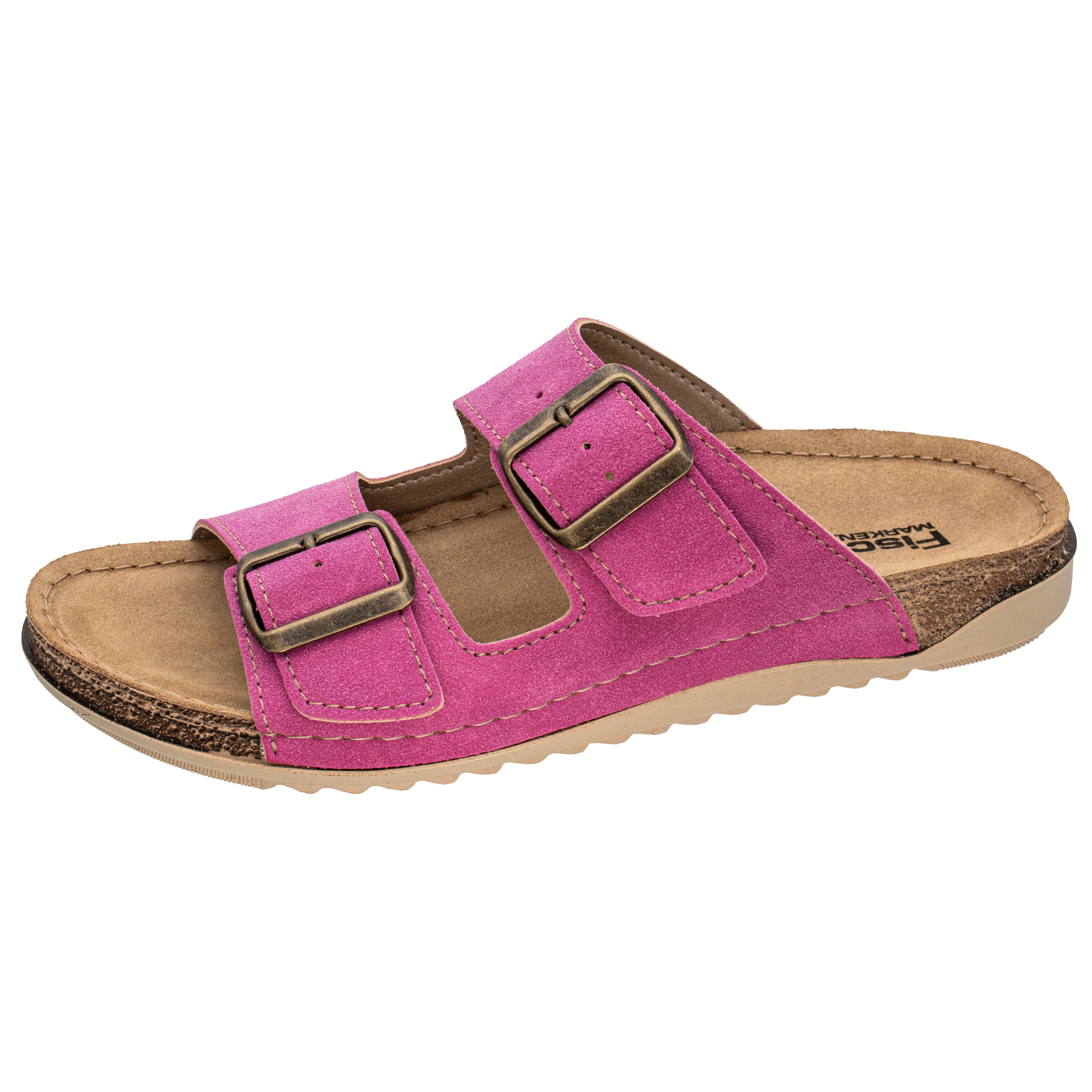 Fischer-Markenschuh Sarah Pantolette aus Nappalino, mit Fleecefutter und ge günstig online kaufen