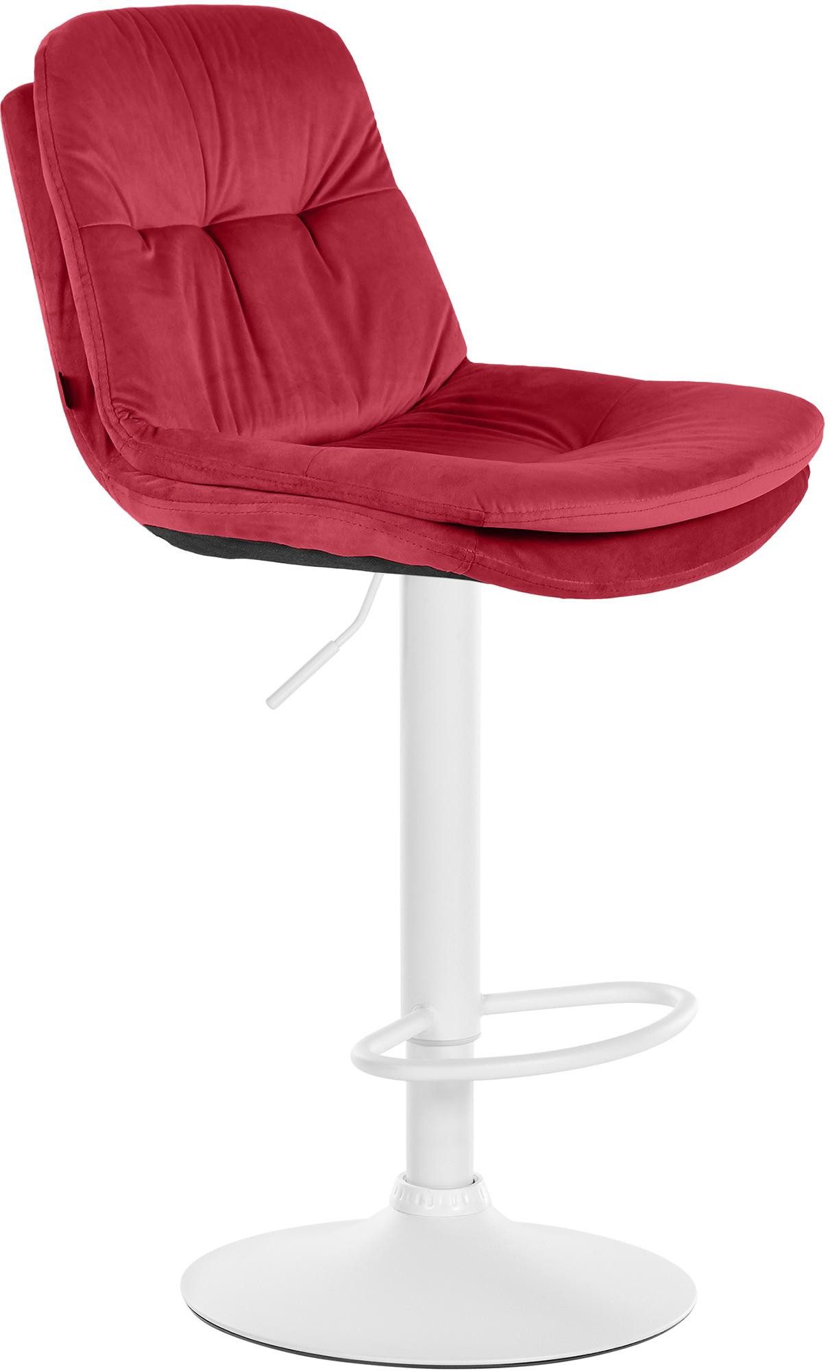CLP Barhocker Laurel, mit Samtbezug, drehbar, günstig online kaufen