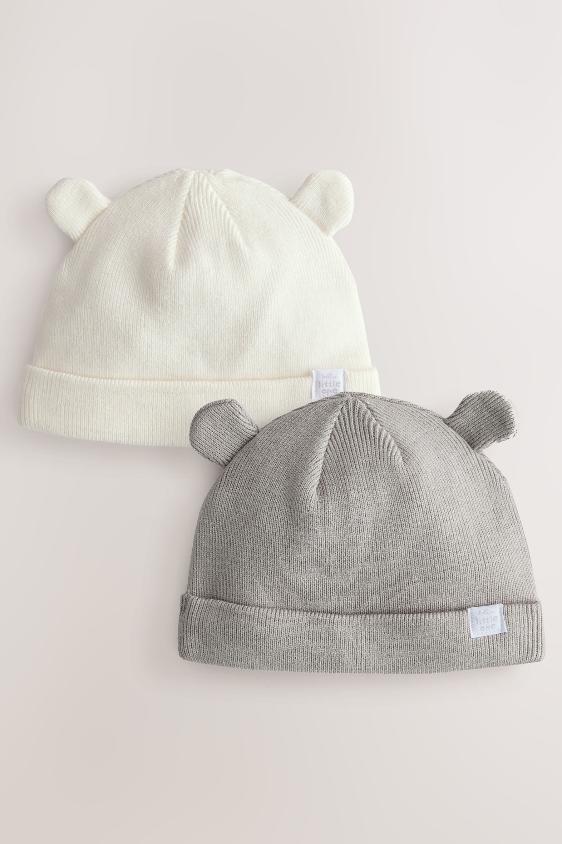 Next Beanie 2er-Pack Strickmützen für Babys (2-St)